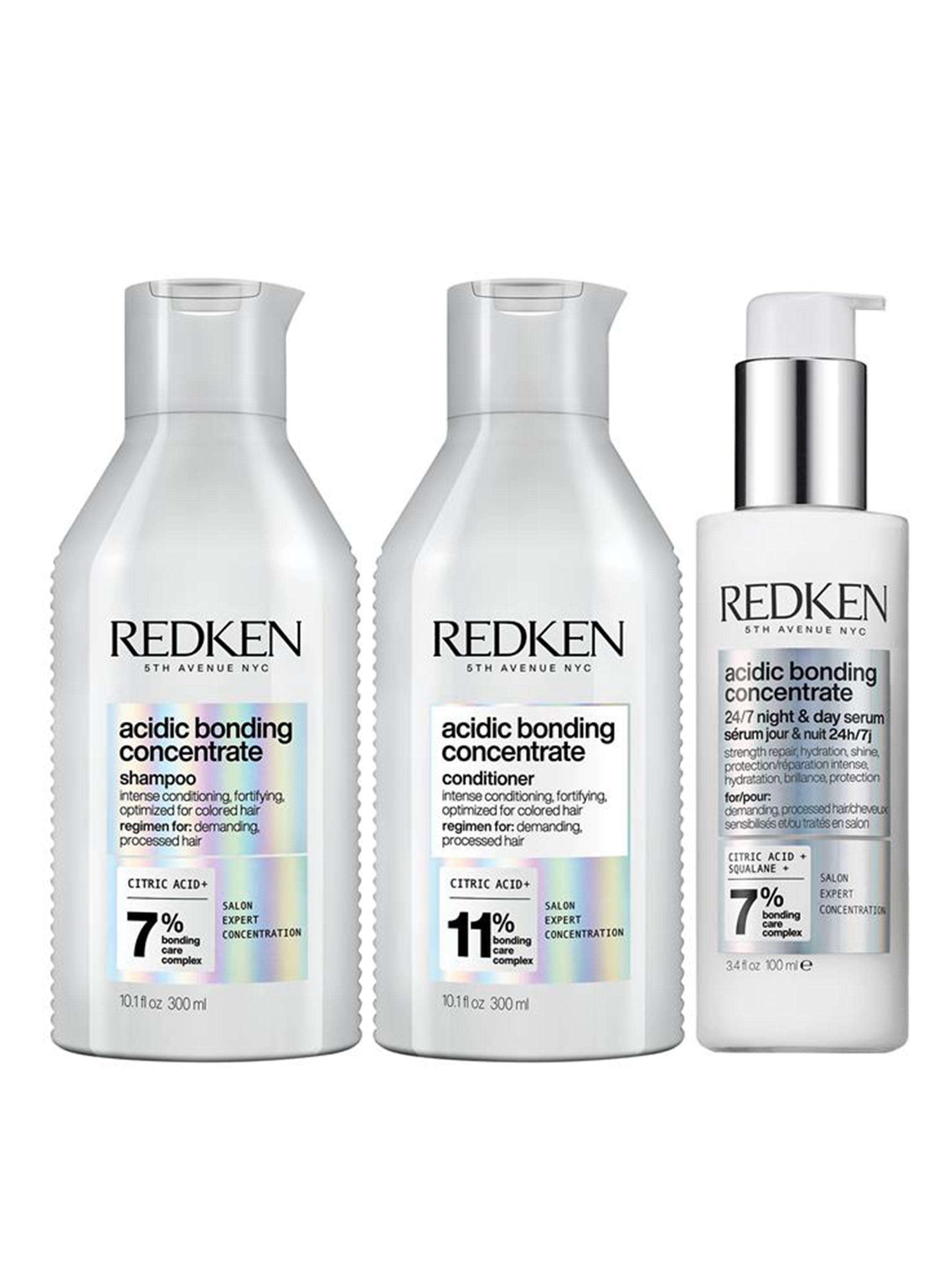 Set ABC Reparación Acidic Bonding Concentrate Shampoo 300ml + Acondicionador 300ml + Sérum 100ml-0