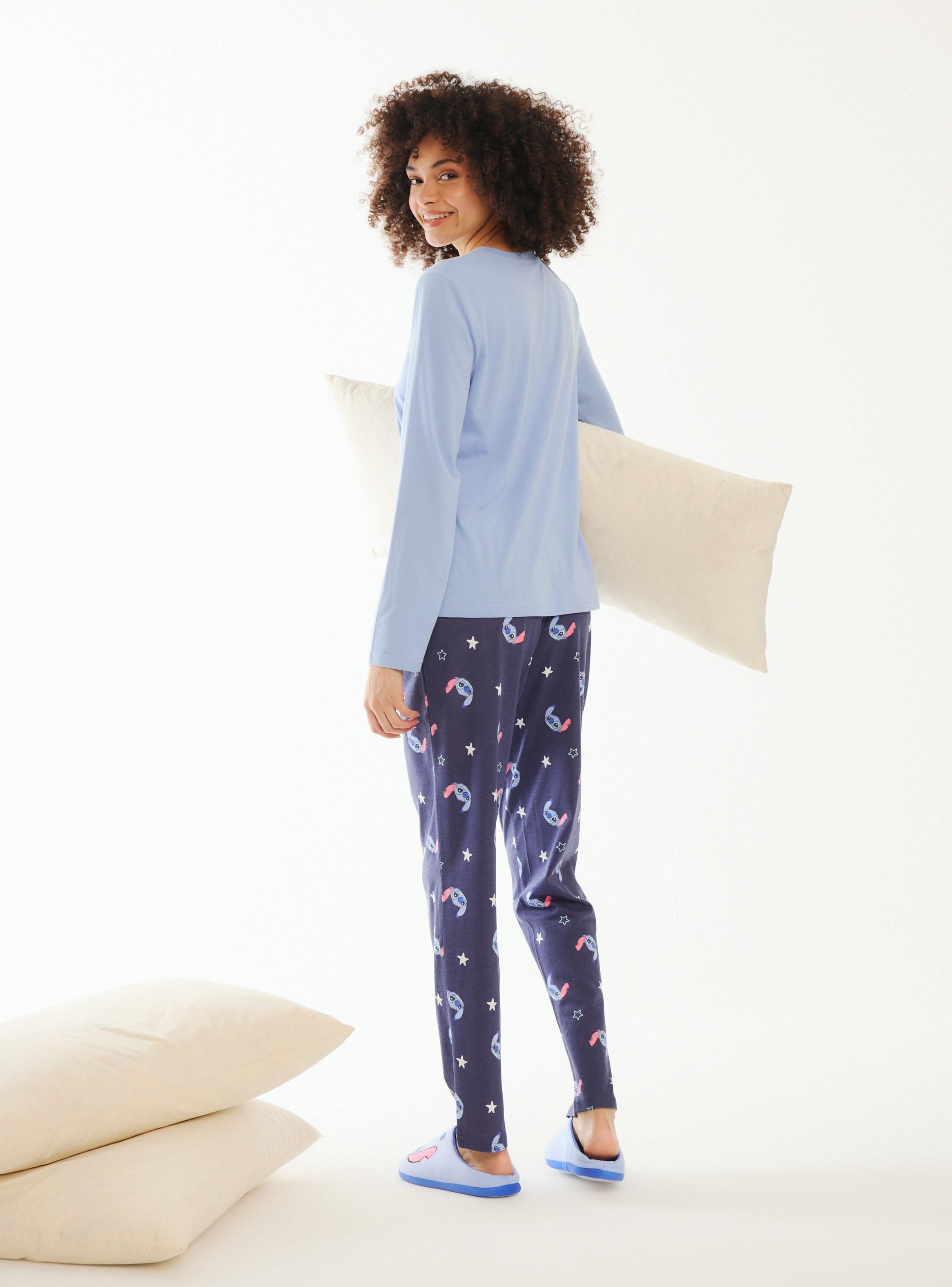 Pijama Estampado con Glitter Disney Stitich-5