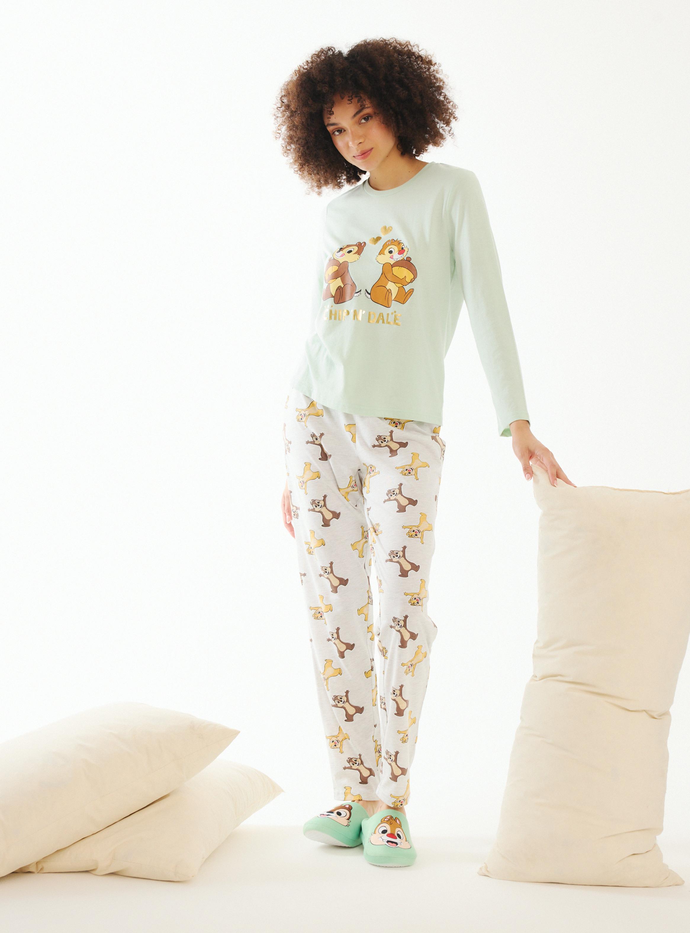 Pijama Estampado con Glitter Disney Classicos-4