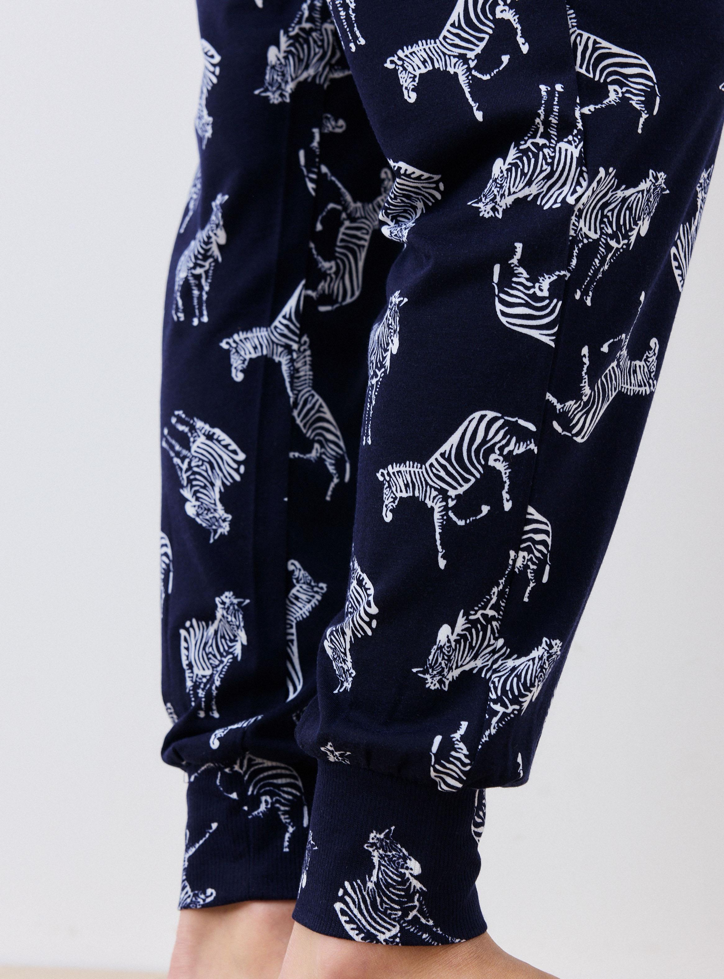 Pijama Estampado Cuello Redondo-3