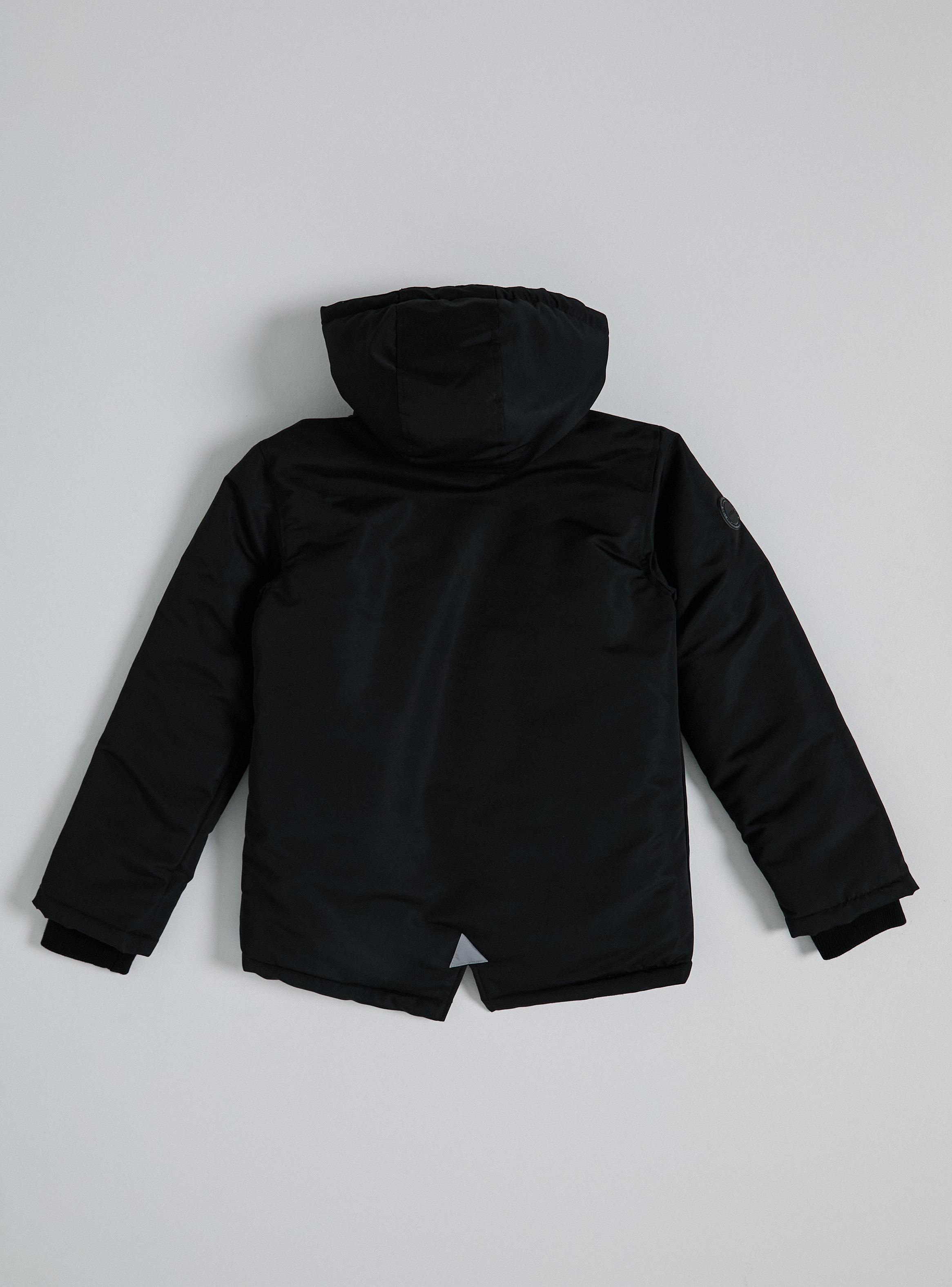 Parka con Capucha Forrada Sherpa-2