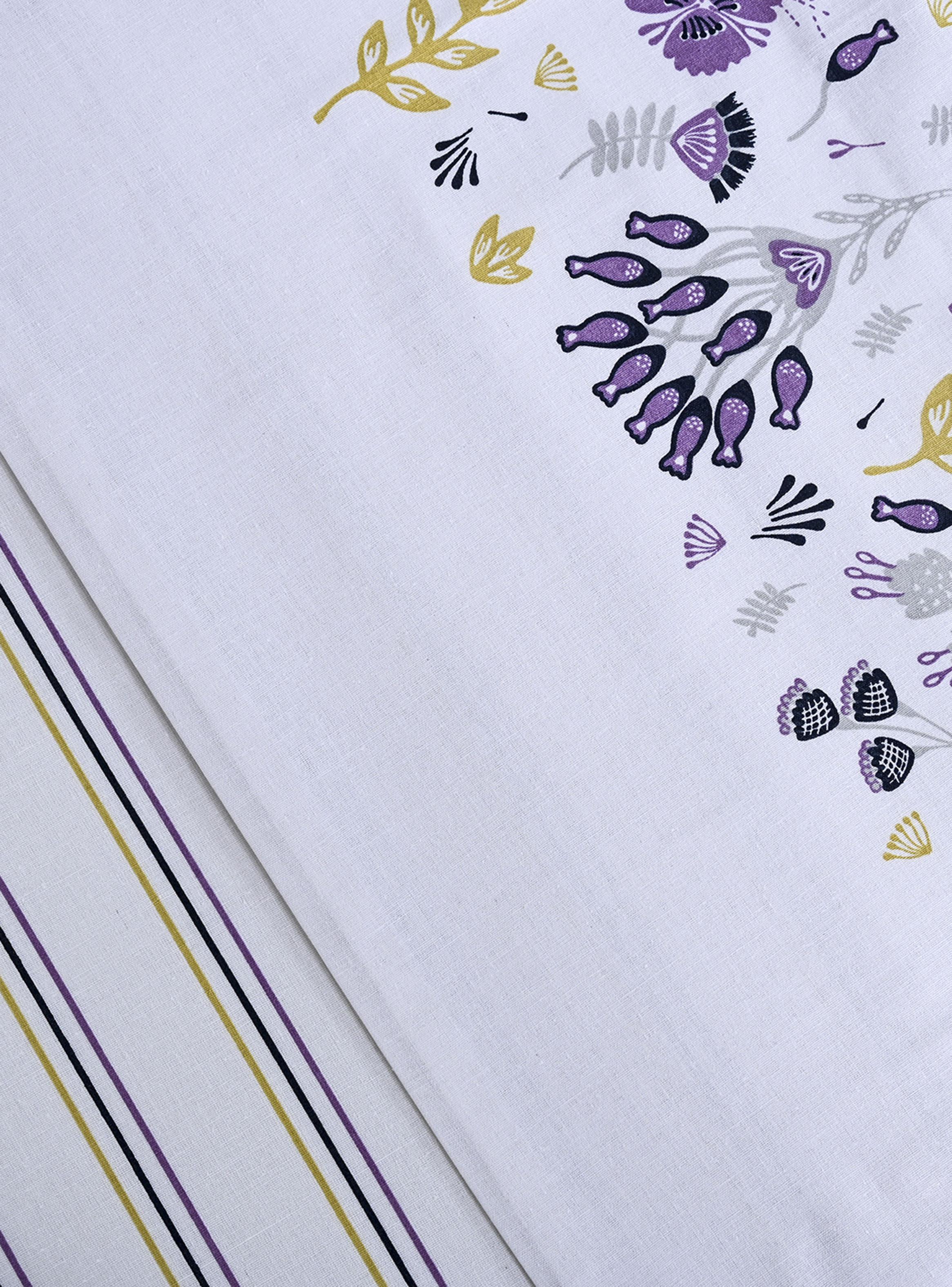 Sábanas 2 Plazas 144 Hilos Adel Gris-2