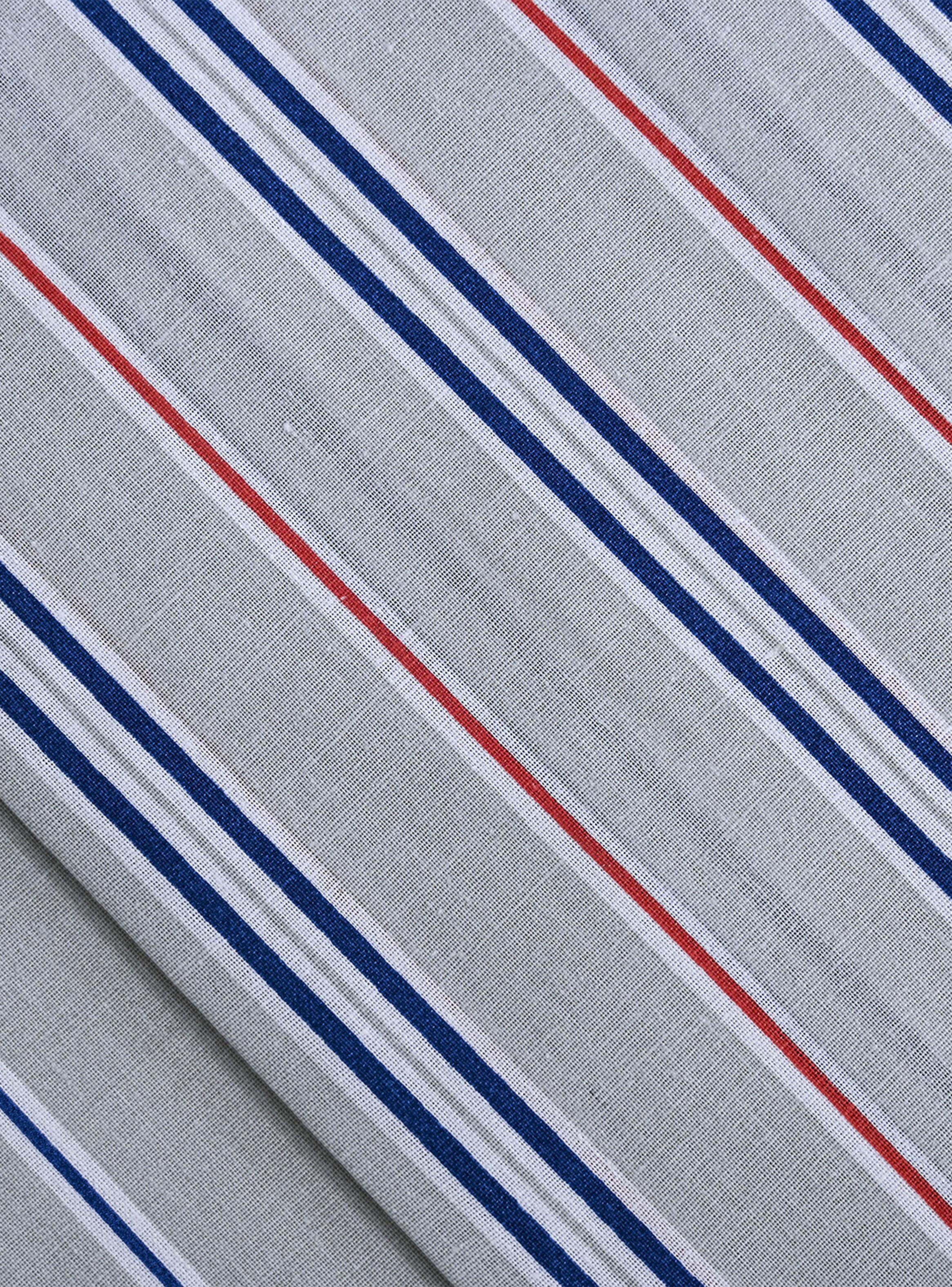 Sábanas King 144 Hilos Marino Rojo-2