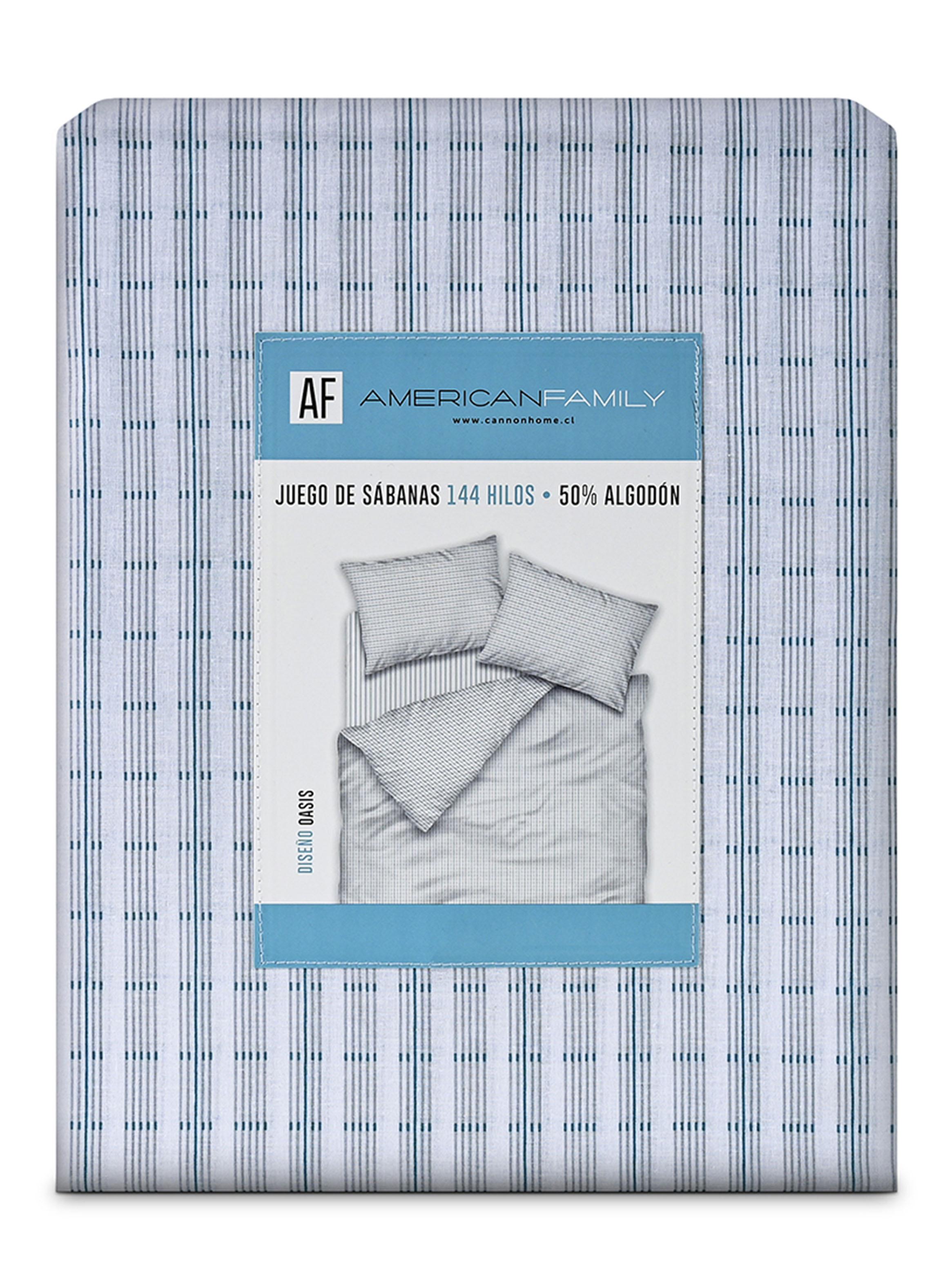 Sábanas 1 Plaza 144 Hilos Oasis Negro-3