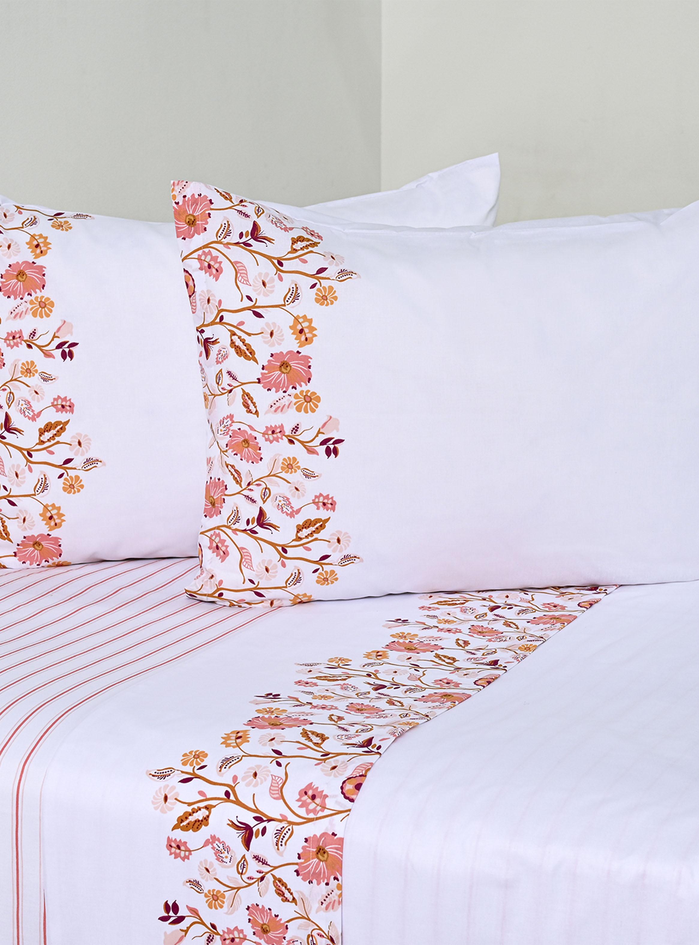 Sábanas 2 Plazas 144 Hilos Tropico Coral-0