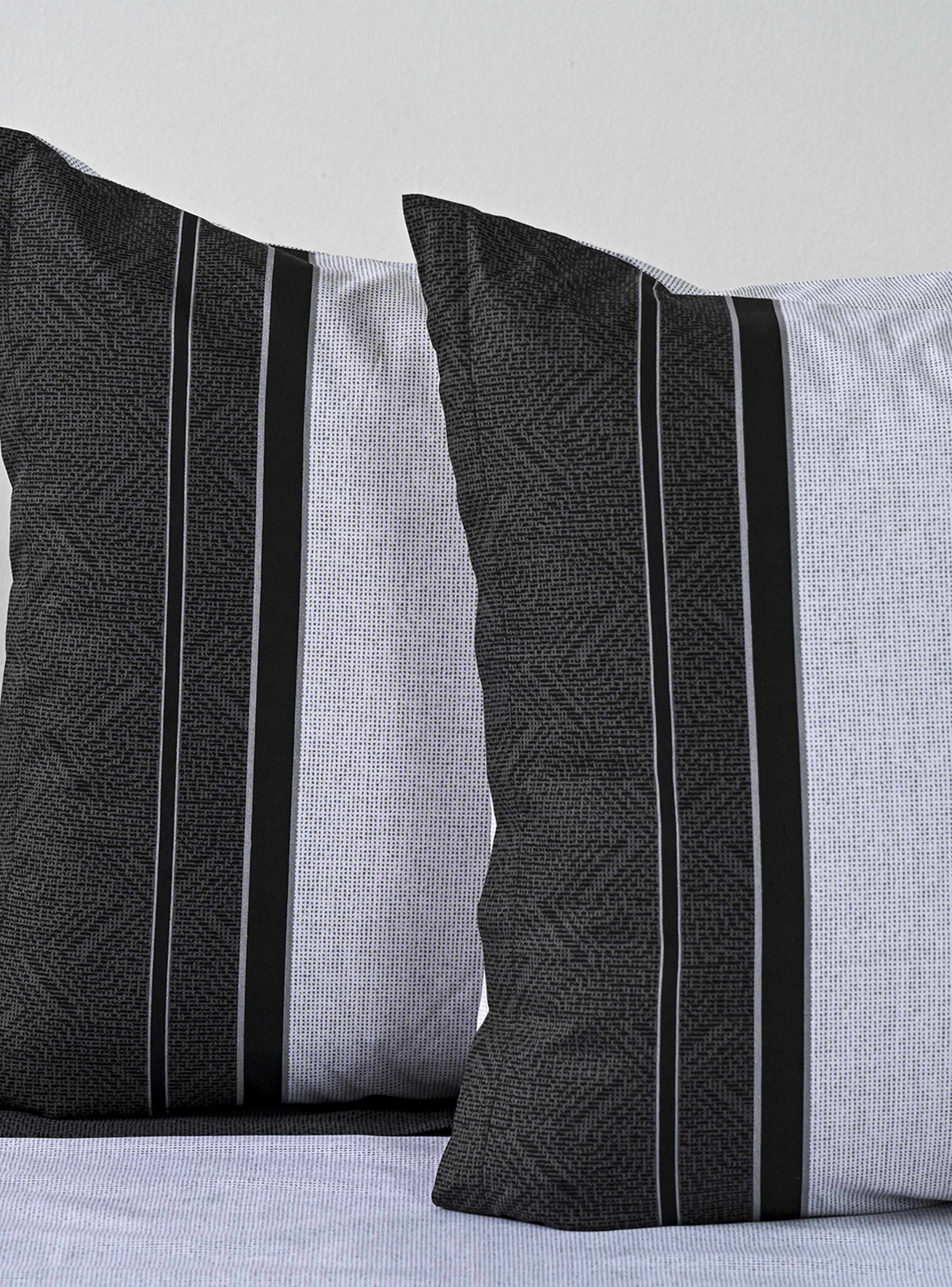 Sábanas 2 Plazas 144 Hilos Zircon Negro-1