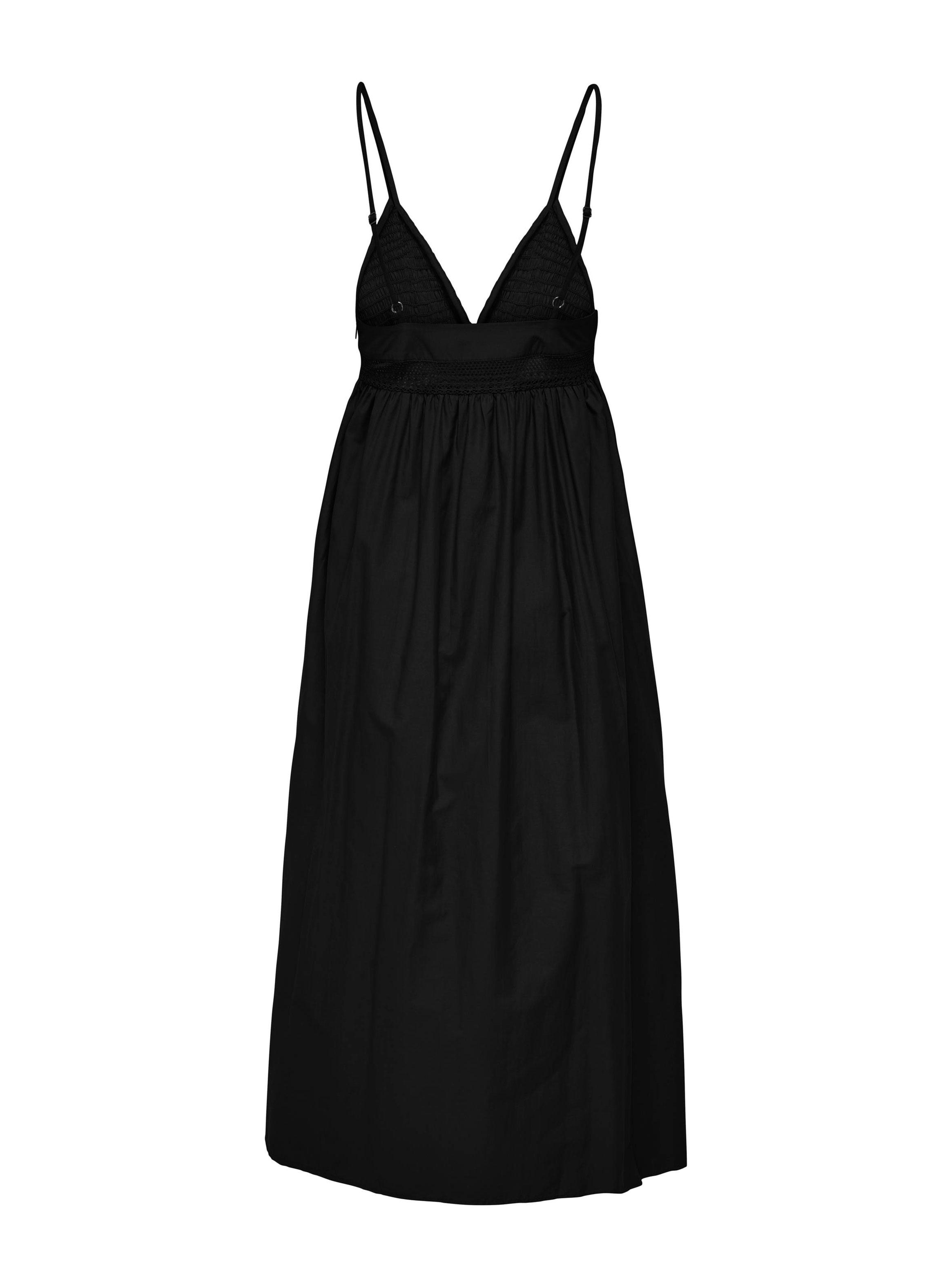 Vestido Largo Detalle Calado-4