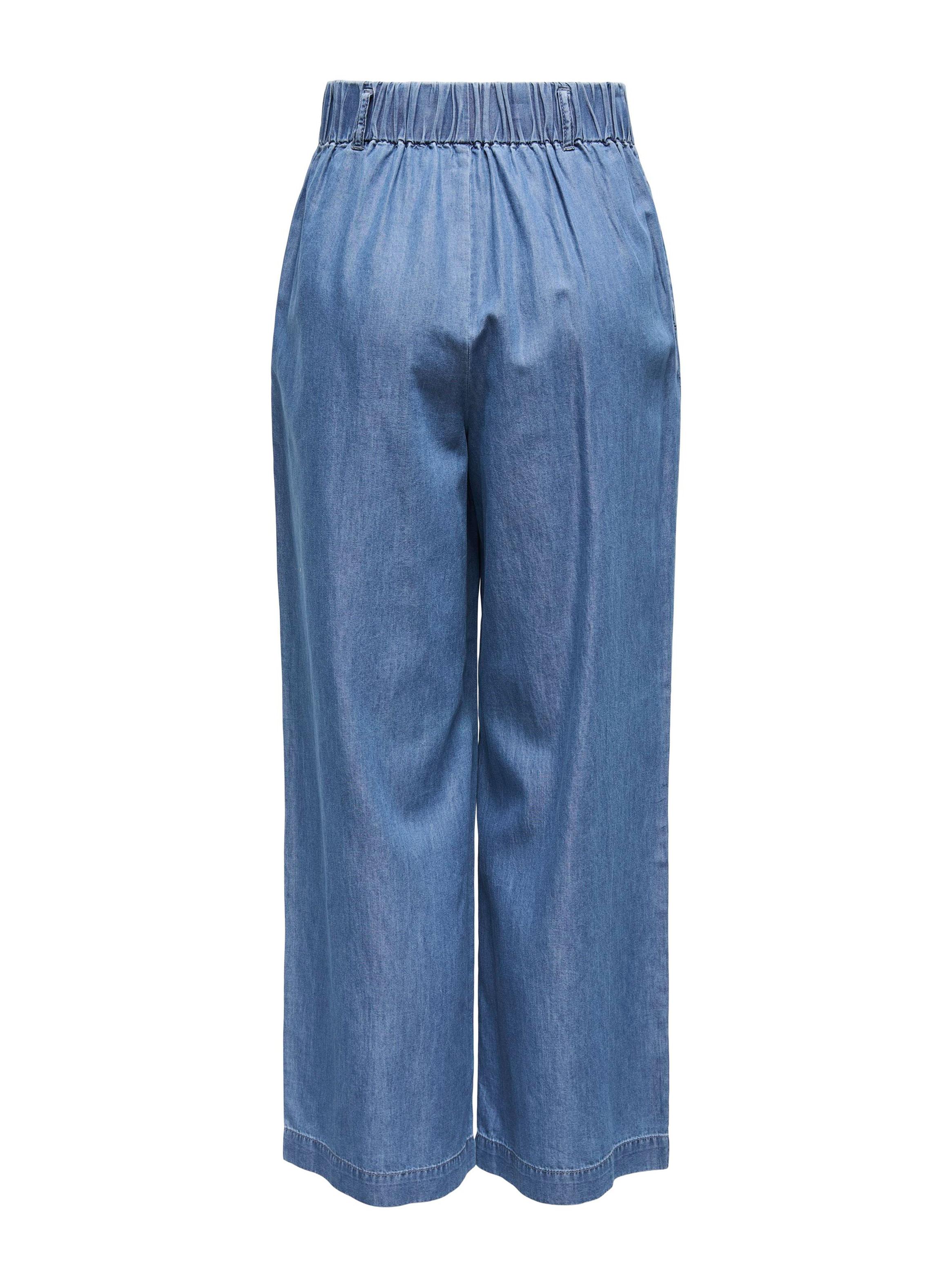 Pantalón Denim con Cierre-5