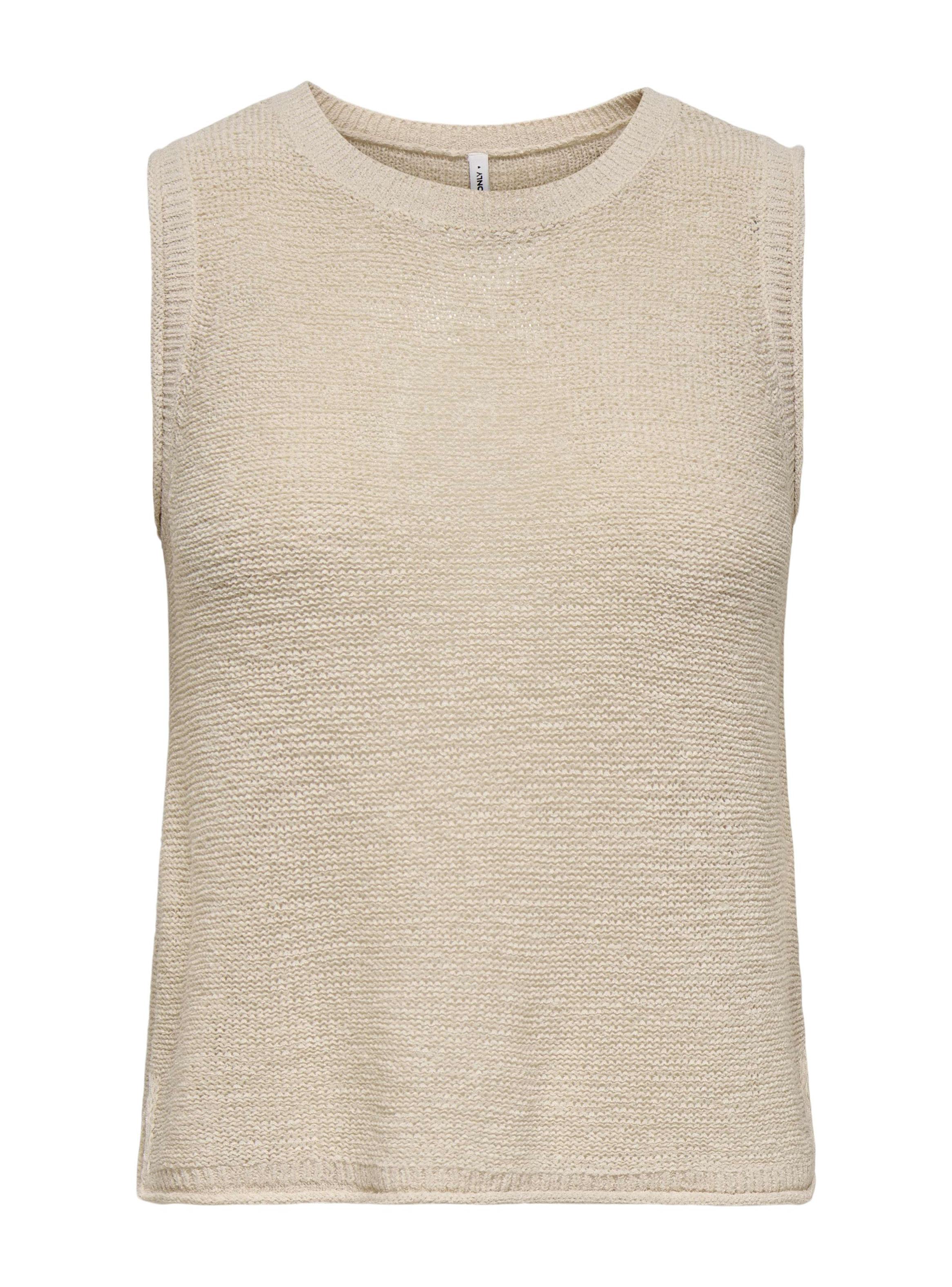 Chaleco Regular de Cuello Redondo-4