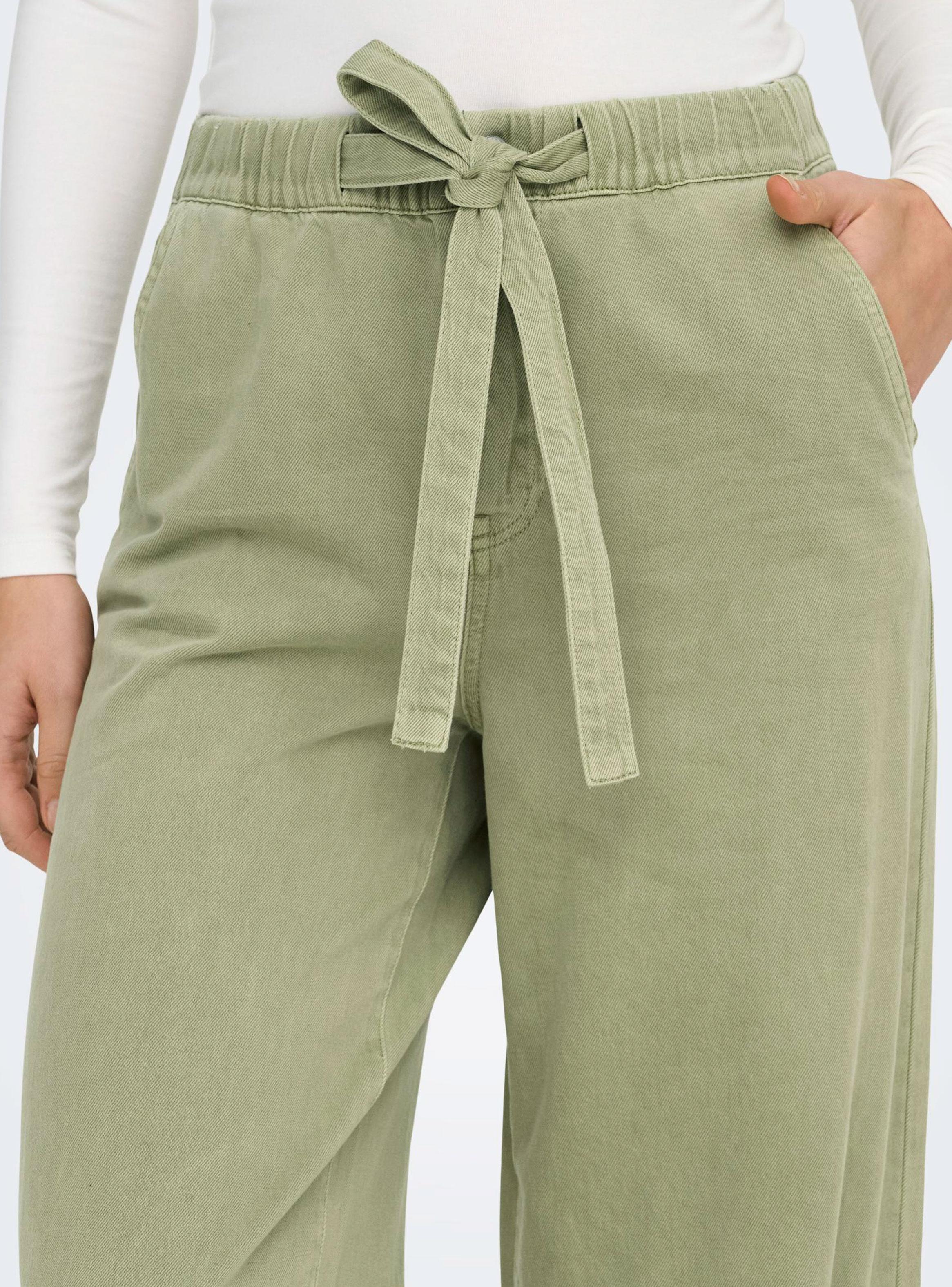 Pantalón Wide Leg de Tiro Medio-2