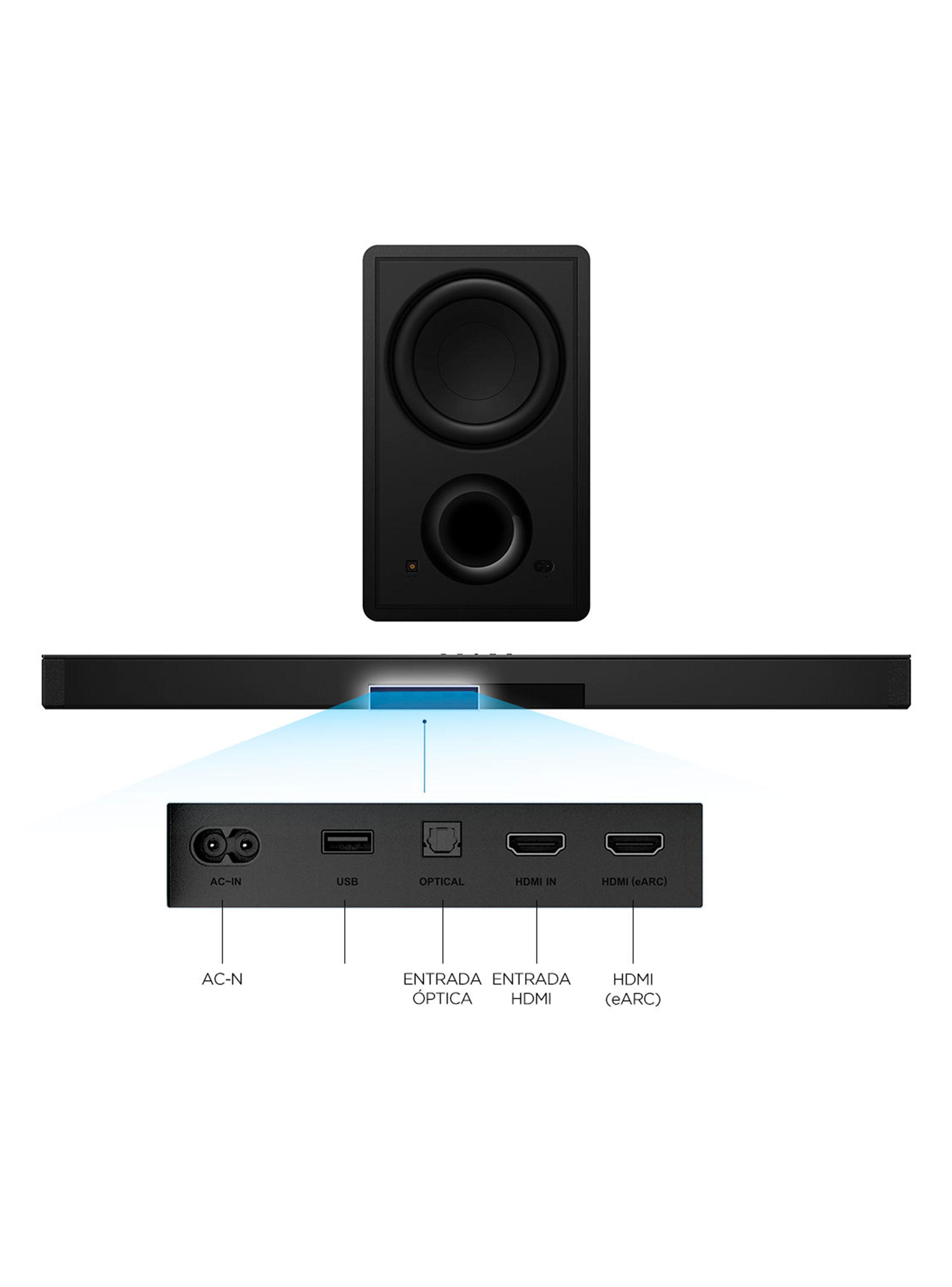 Soundbar Q75H 620W 5.1.2ch + Subwoofer-2