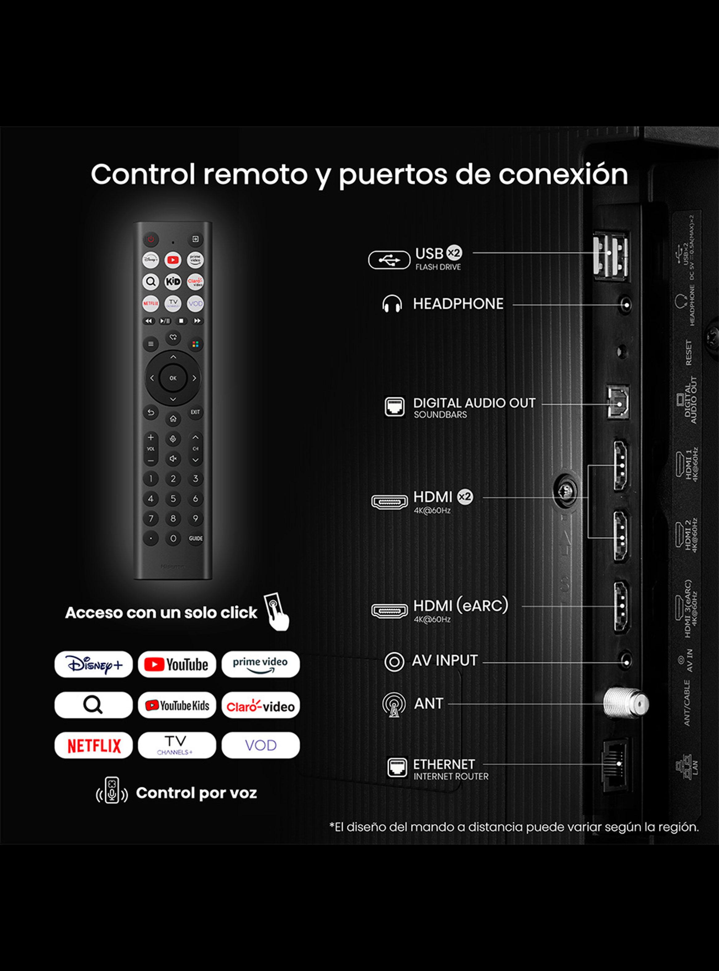 LED Smart TV 43'' 4K UHD 43A6NV-3