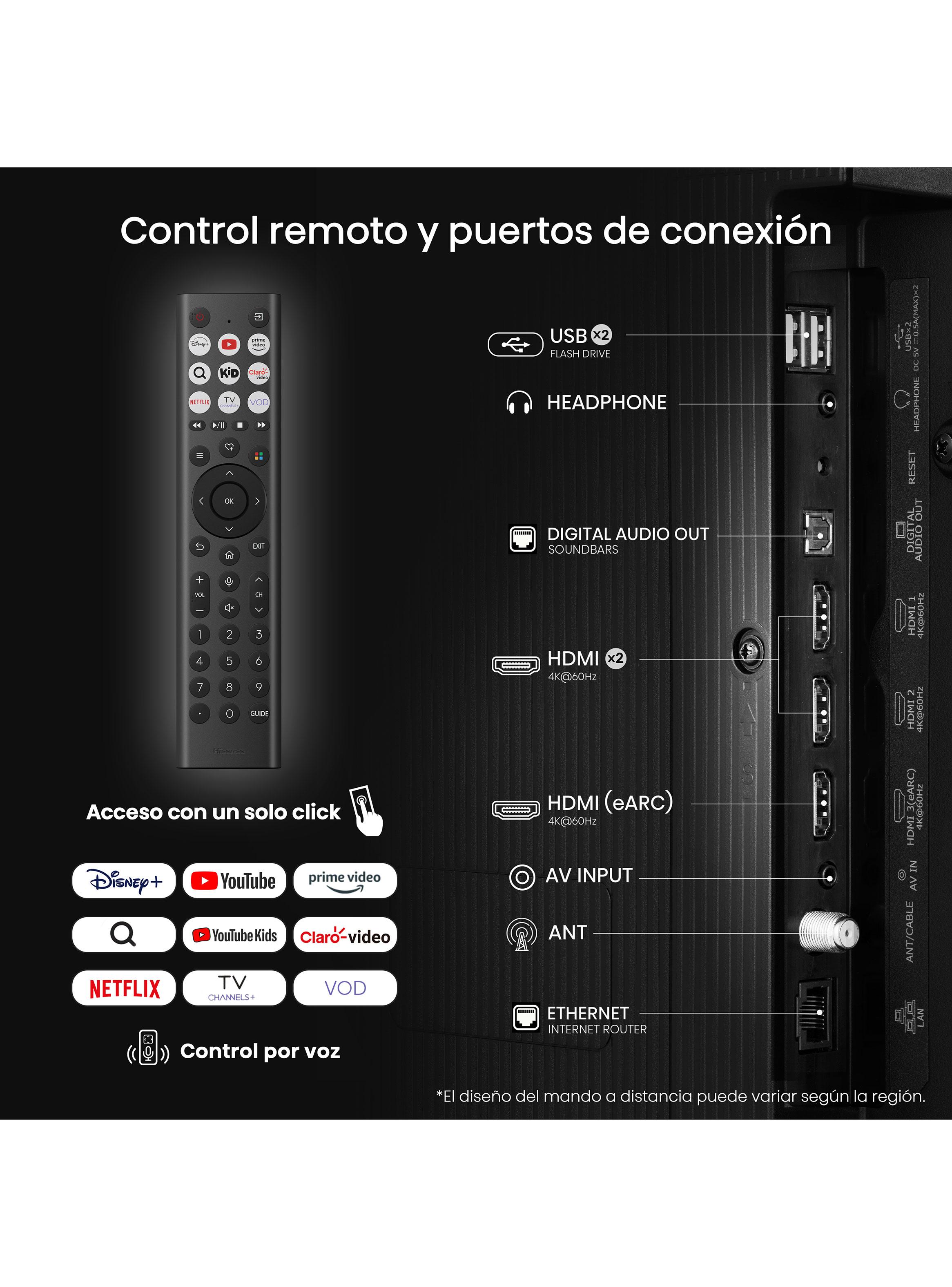 LED Smart TV 50'' 4K UHD 50A6NV-9