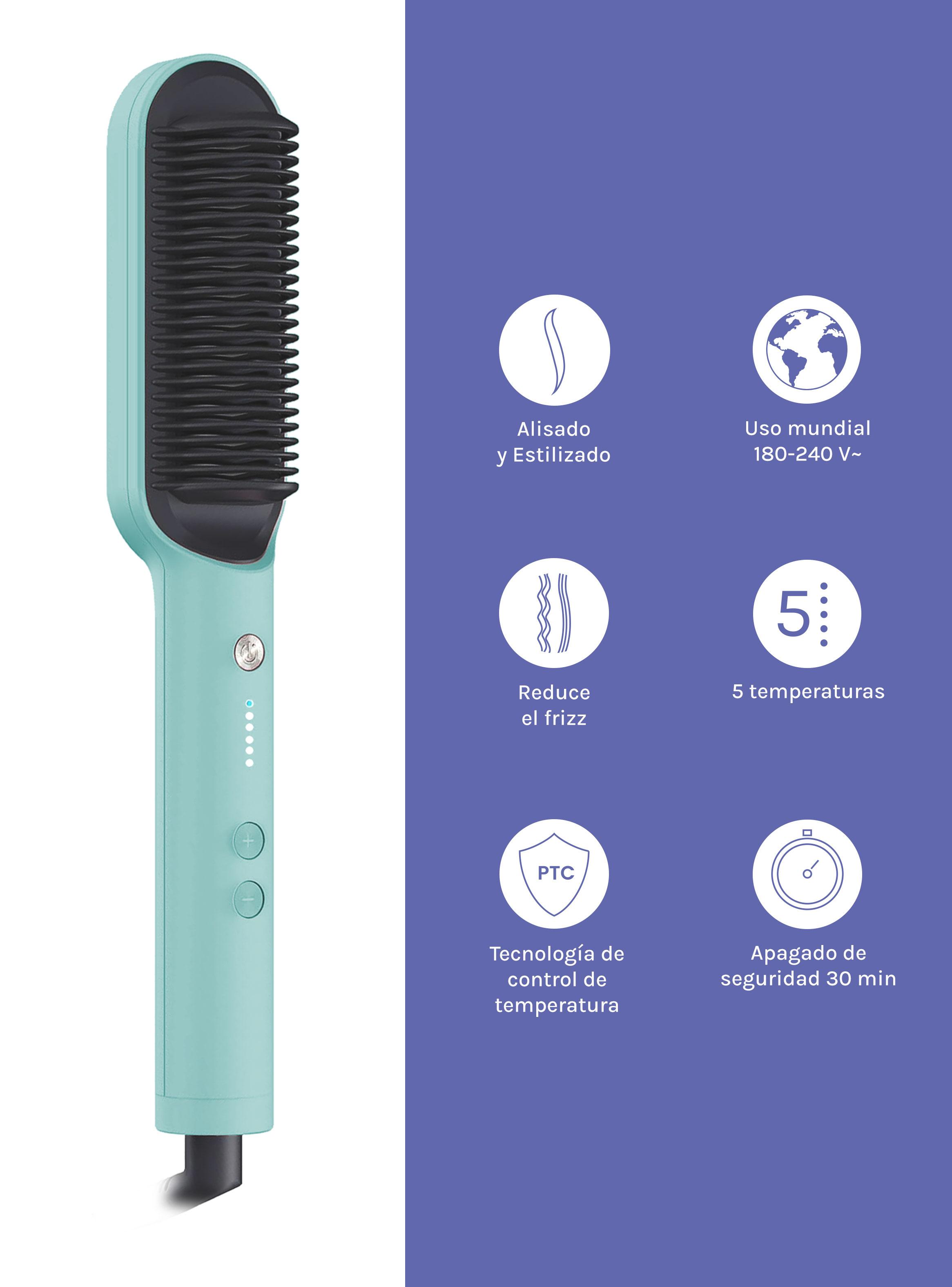 Cepillo Alisador MHR-019 Celeste-2