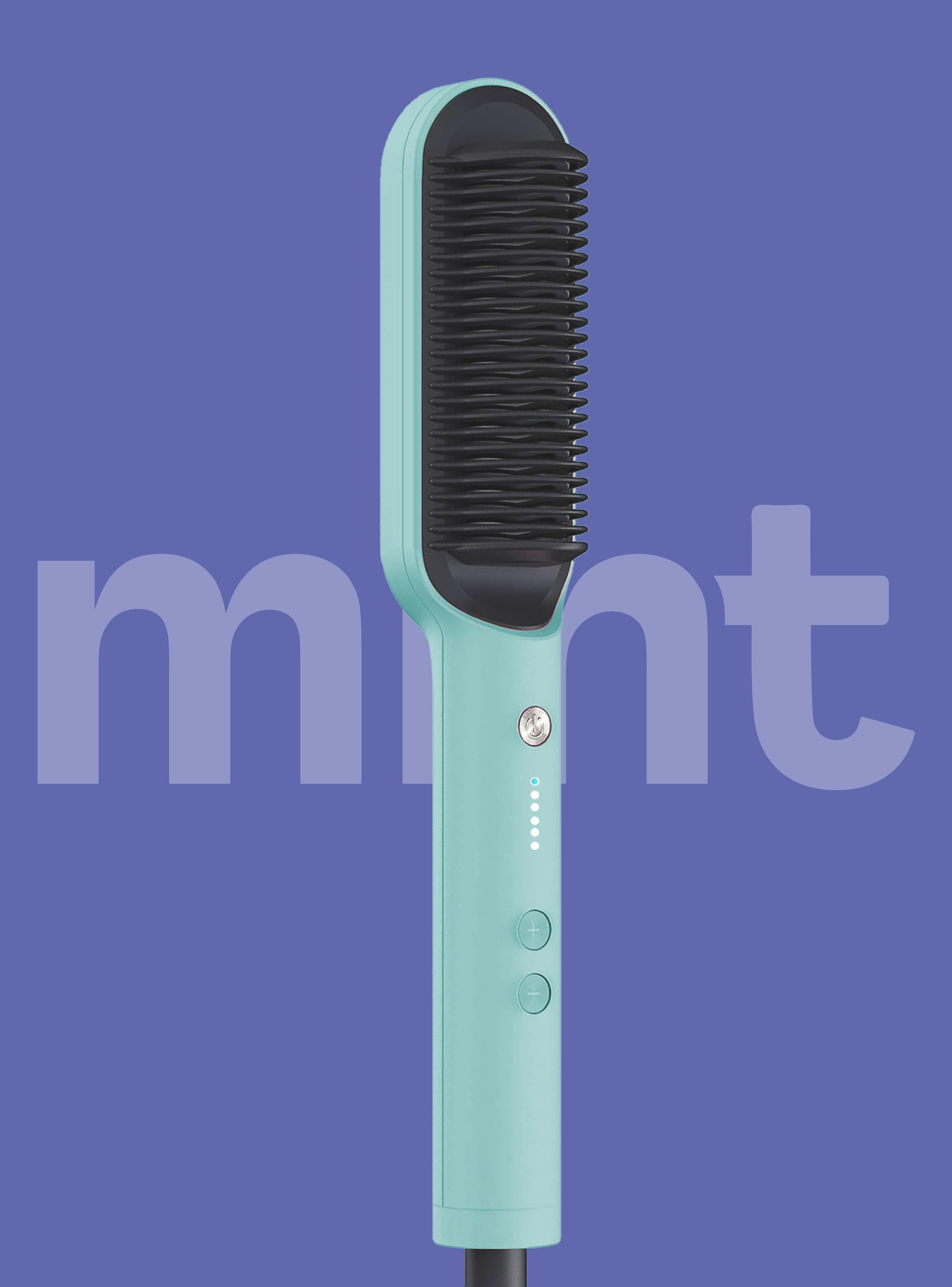 Cepillo Alisador MHR-019 Celeste-3