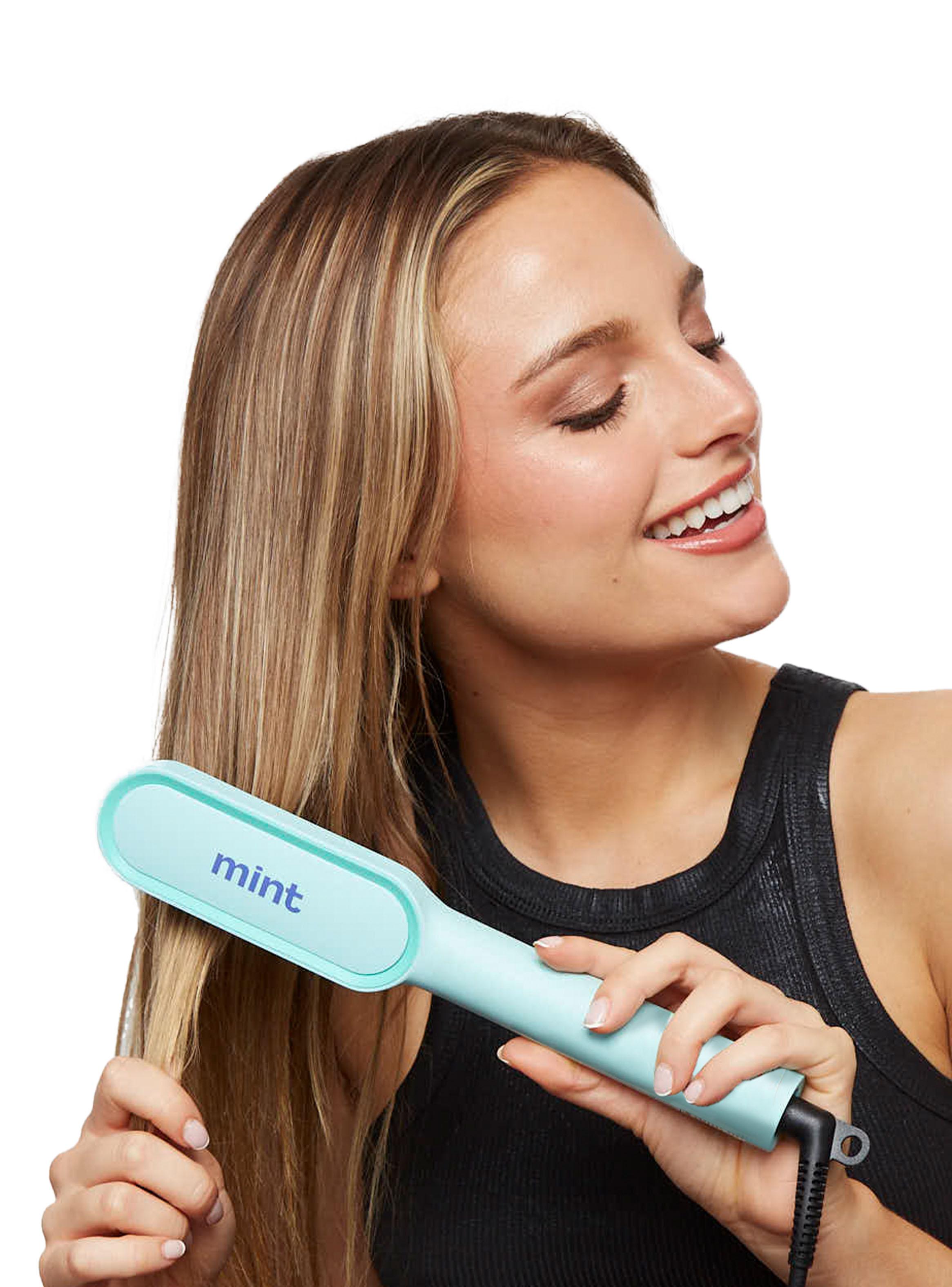 Cepillo Alisador MHR-019 Celeste-5