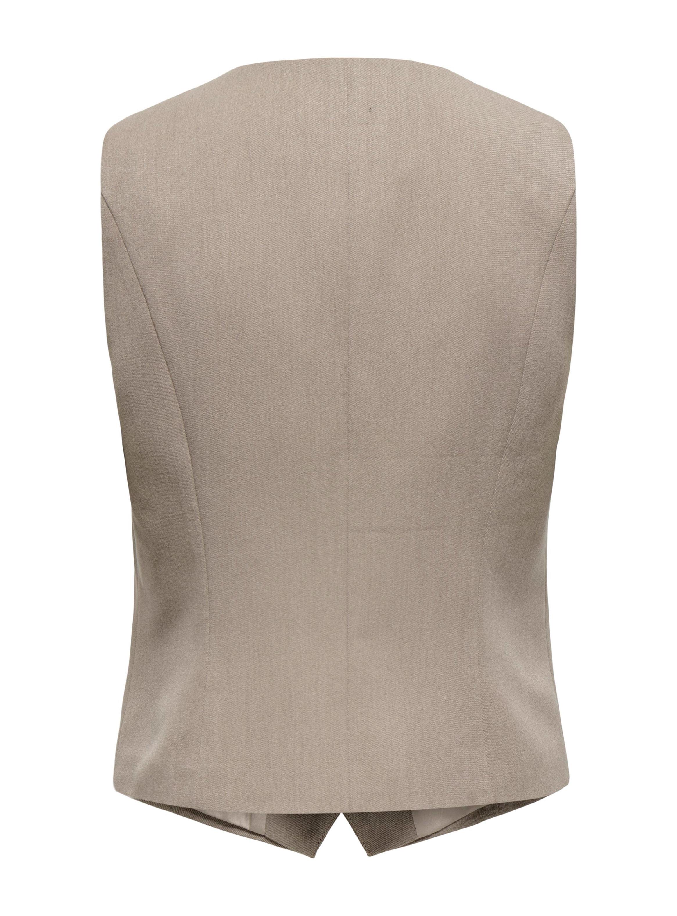 Chaleco Regular Beige-5