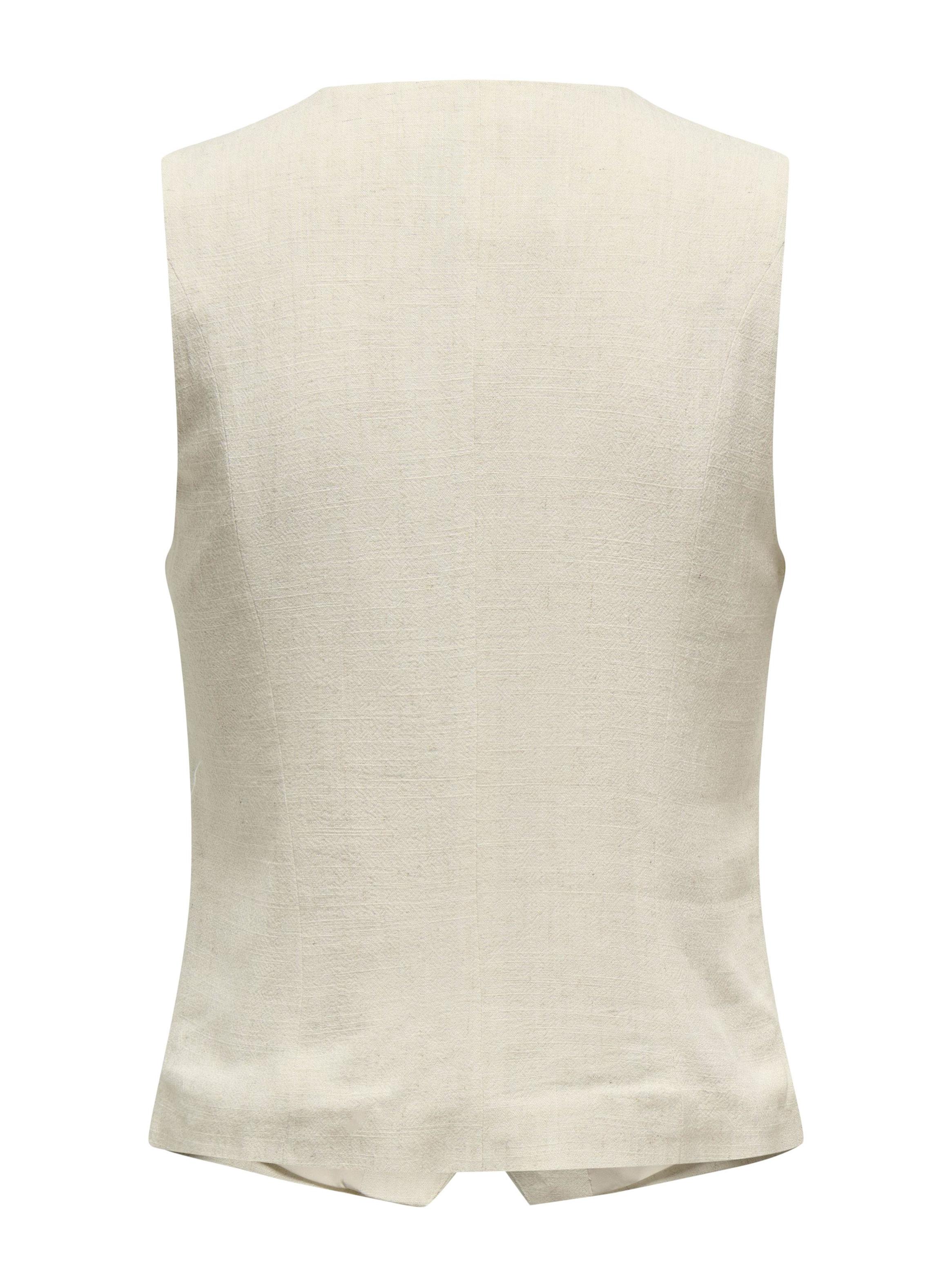 Chaleco Cuello V Regular Abierto-4