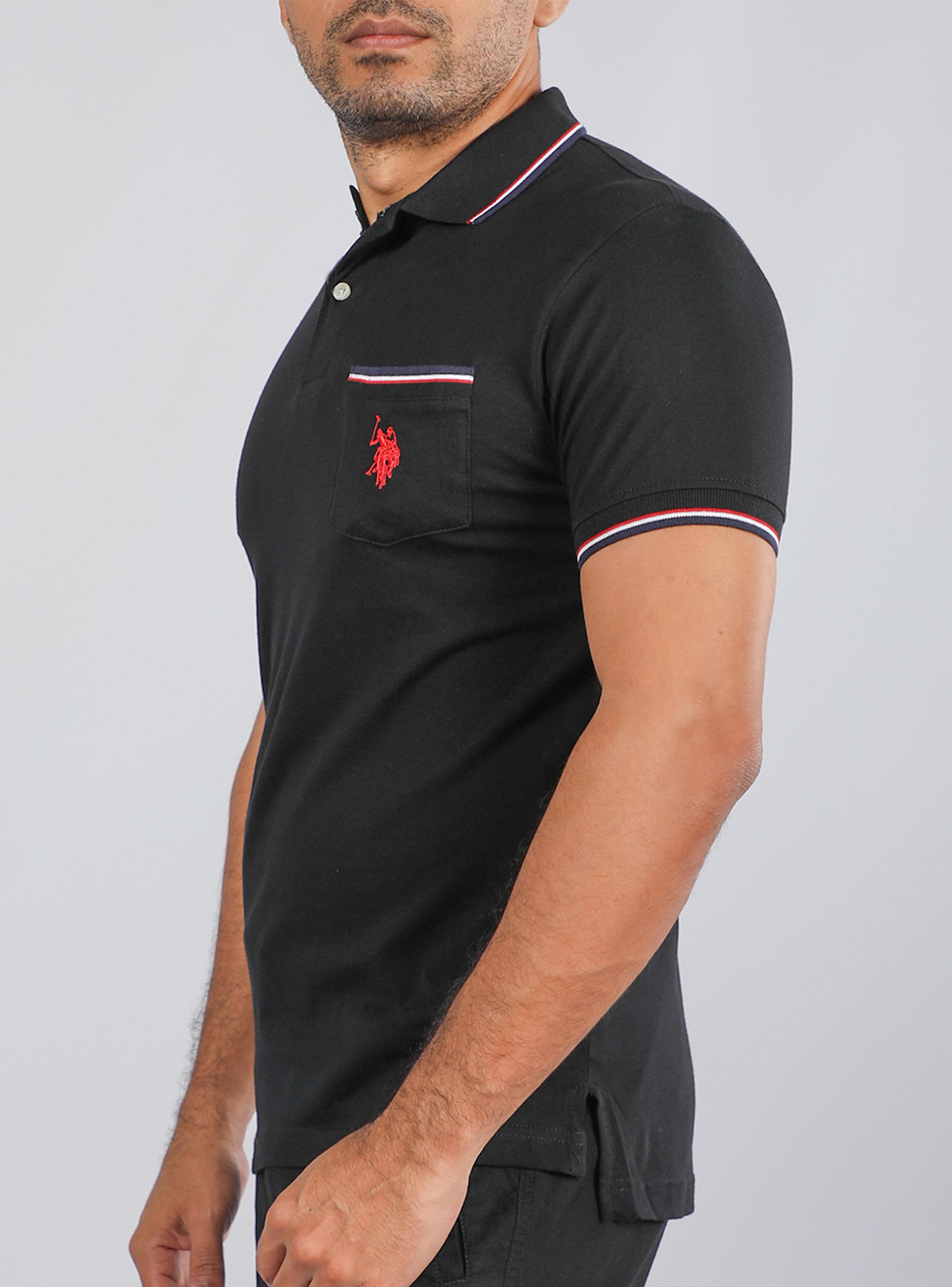 Polera Polo Detalle en Mangas y Cuello-2