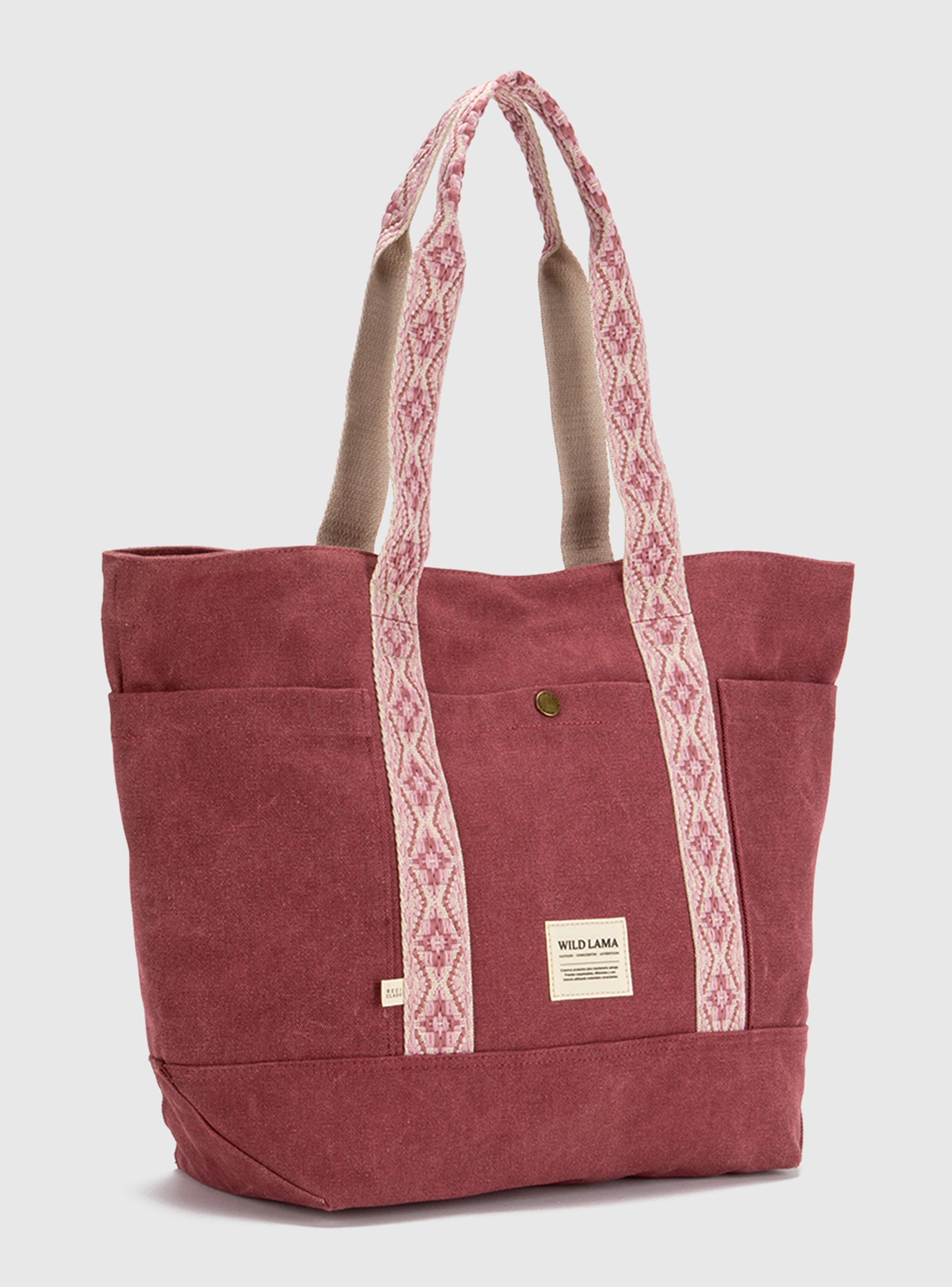 Bolso Lia Reciclado Burdeo-3