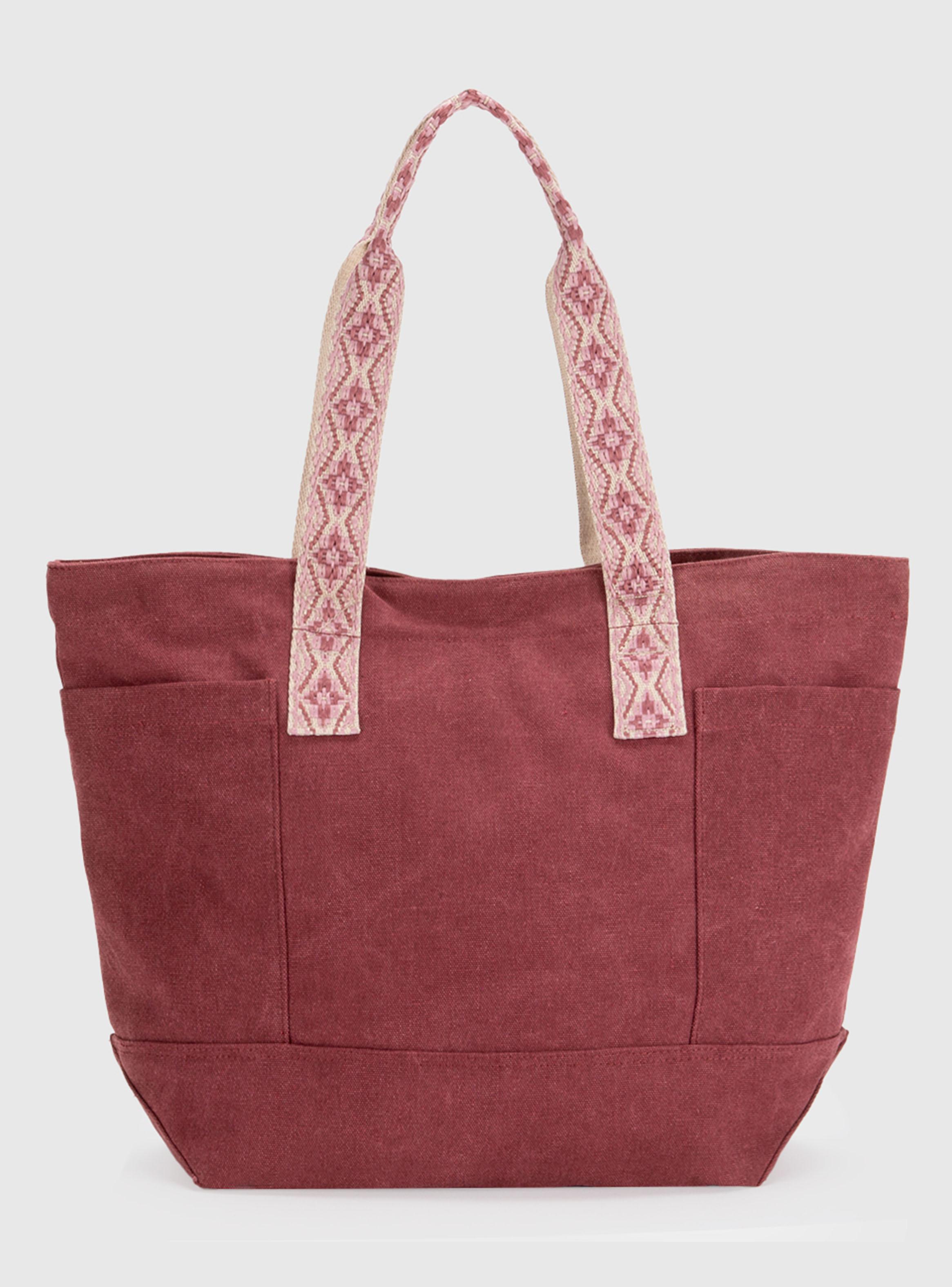 Bolso Lia Reciclado Burdeo-2
