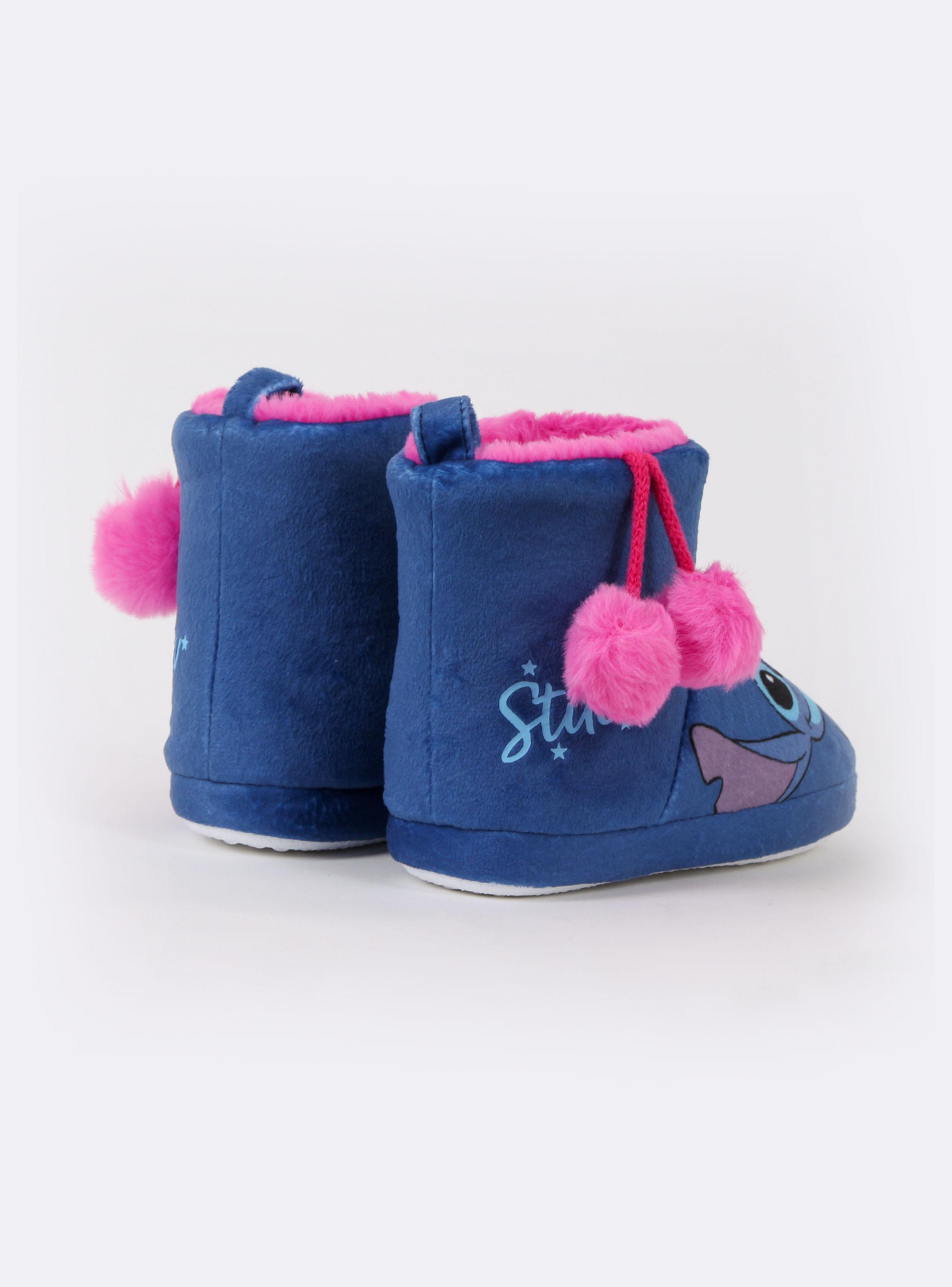 Pantufla Bota Niña Pompom Stitch-2