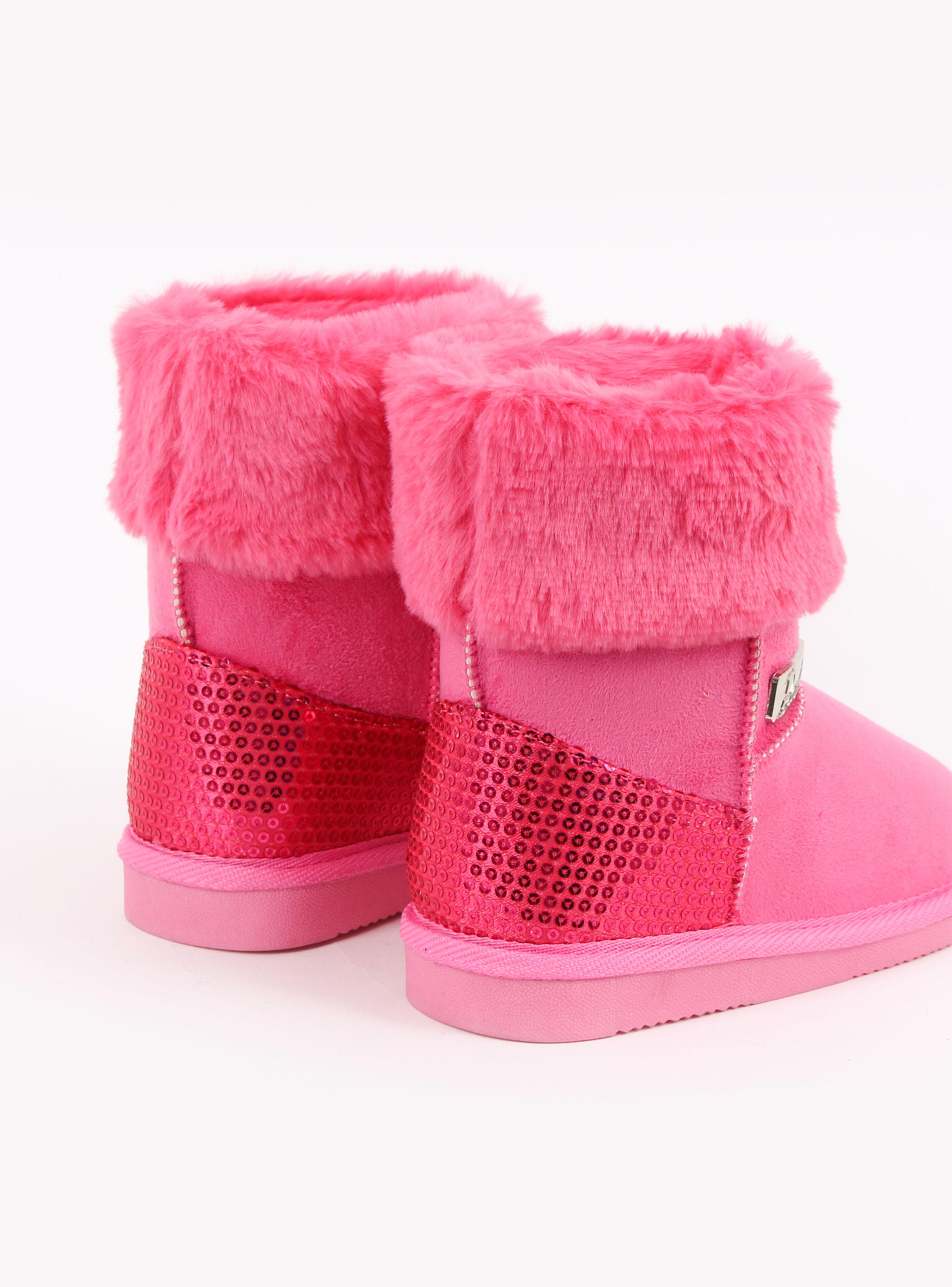 Bota Pink Lentejuela con Chiporro Barbie Niña-2