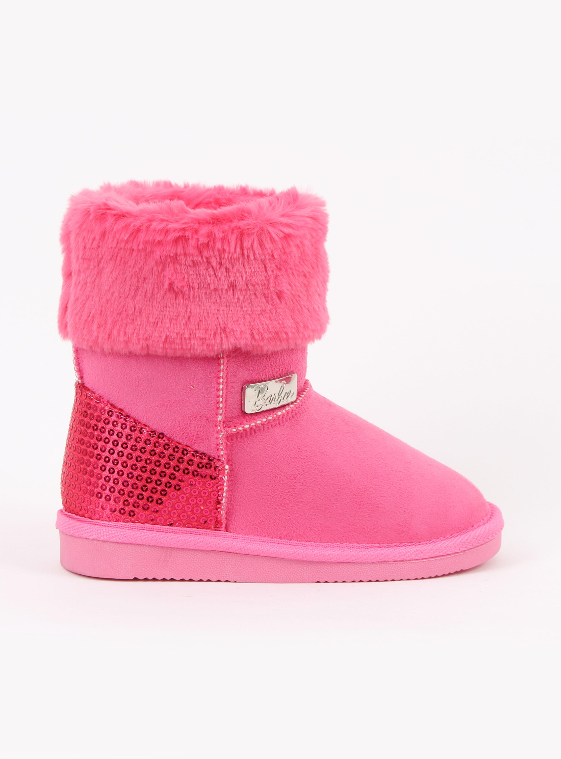 Bota Pink Lentejuela con Chiporro Barbie Niña-0