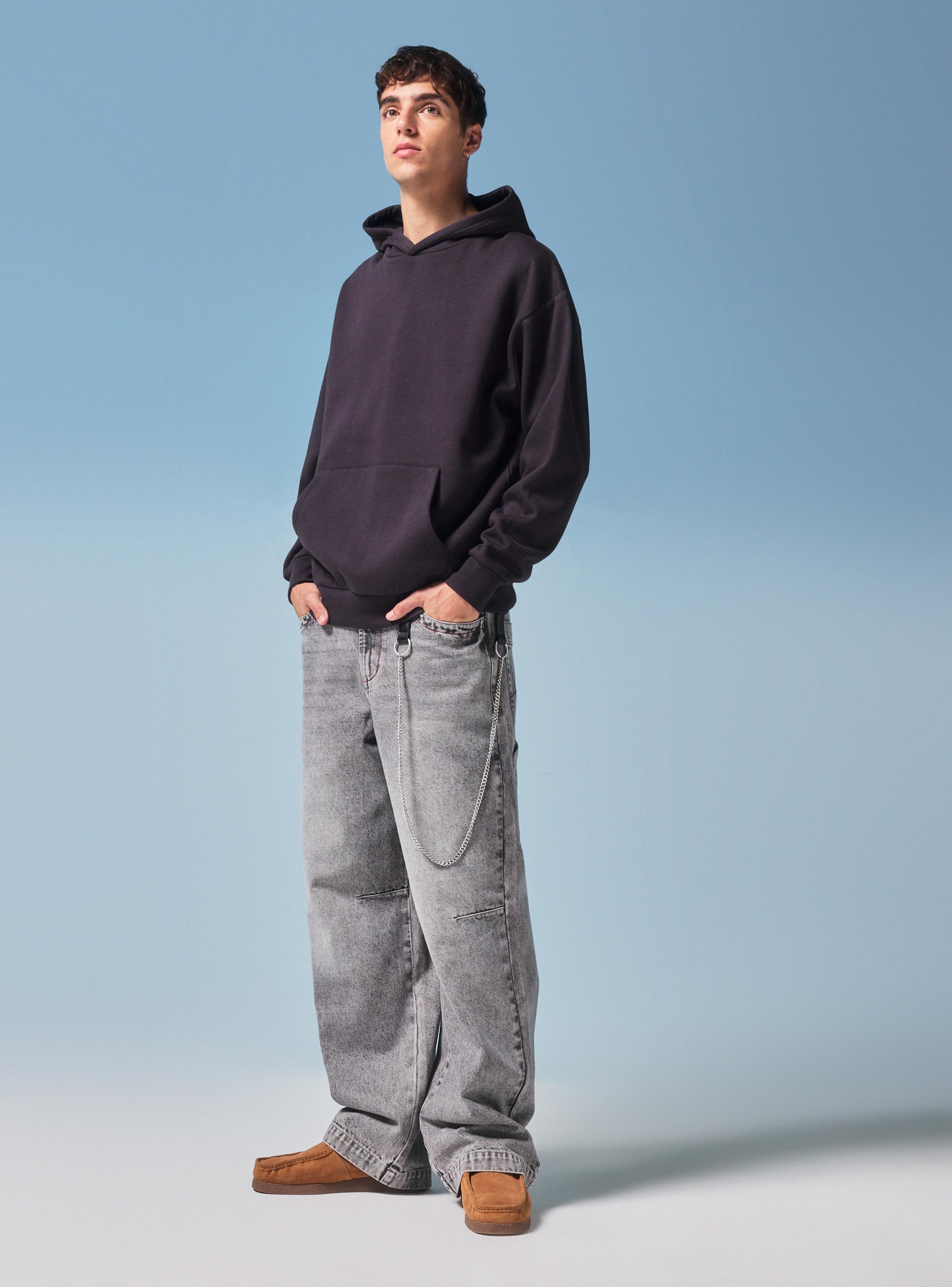 Polerón Capucha Oversize Estampado-4