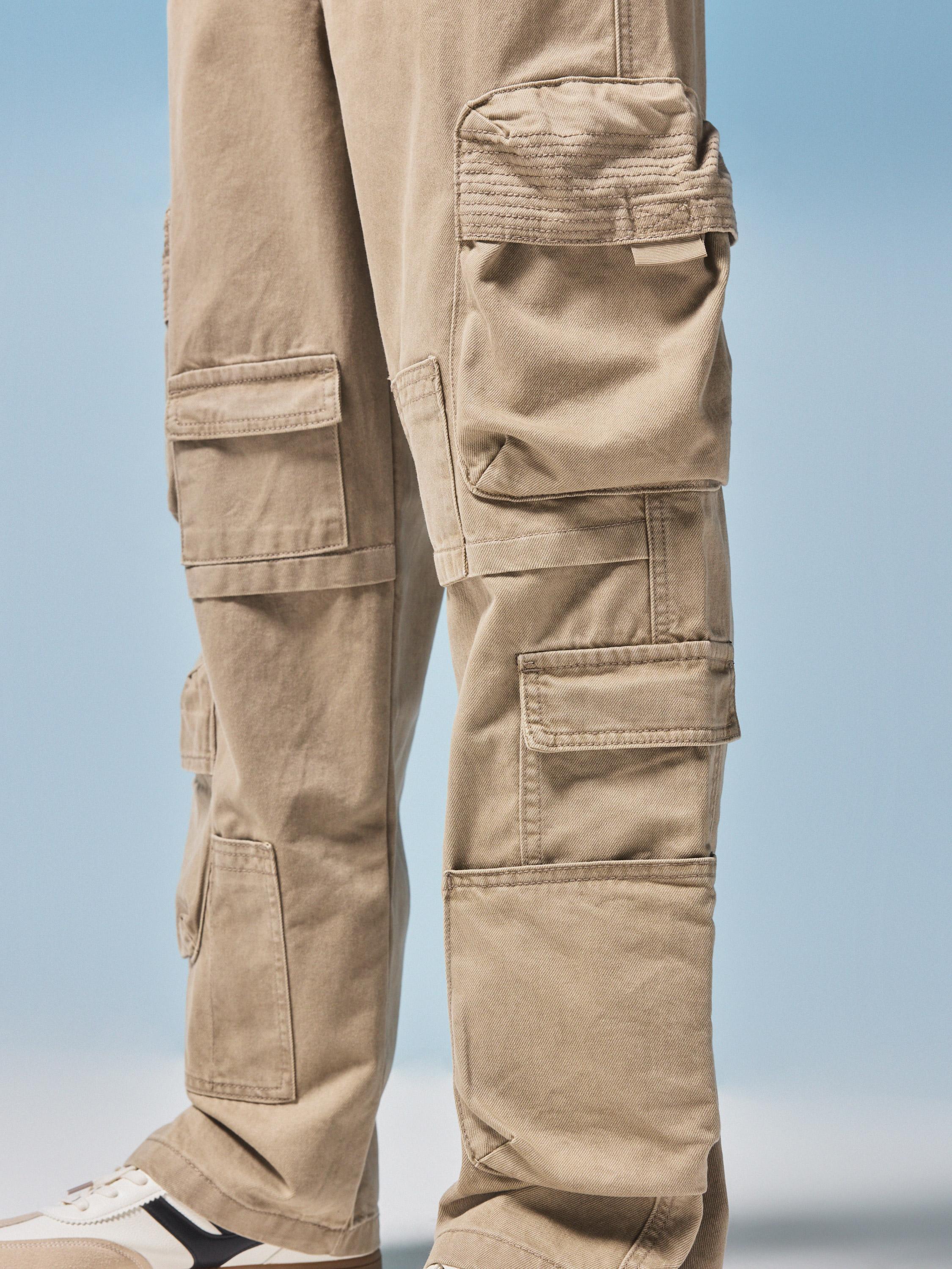 Pantalón Bolsillos Cargo-3