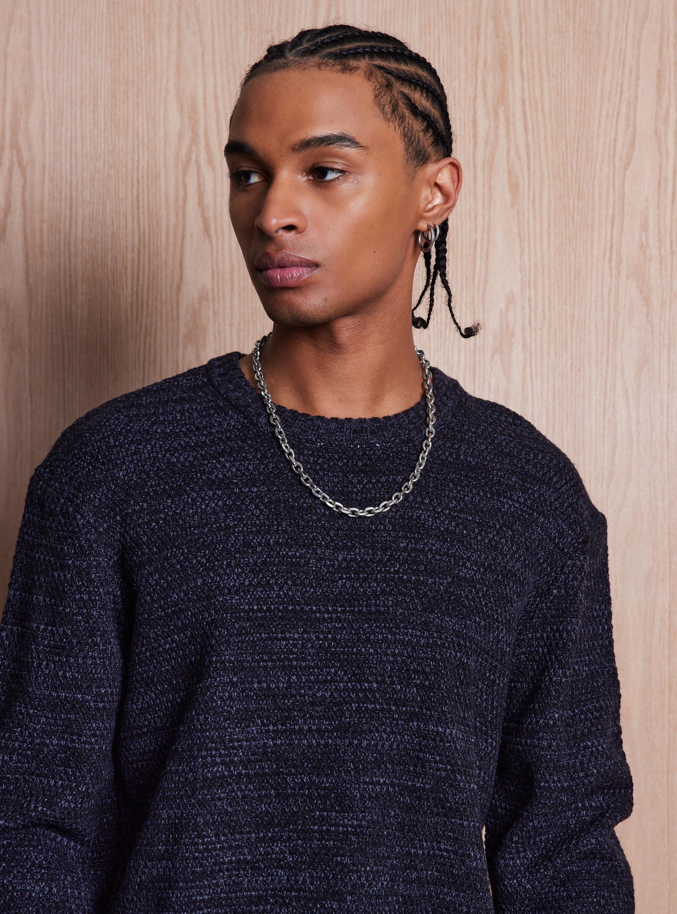 Sweater Melange Acrílico Slim Fit-2