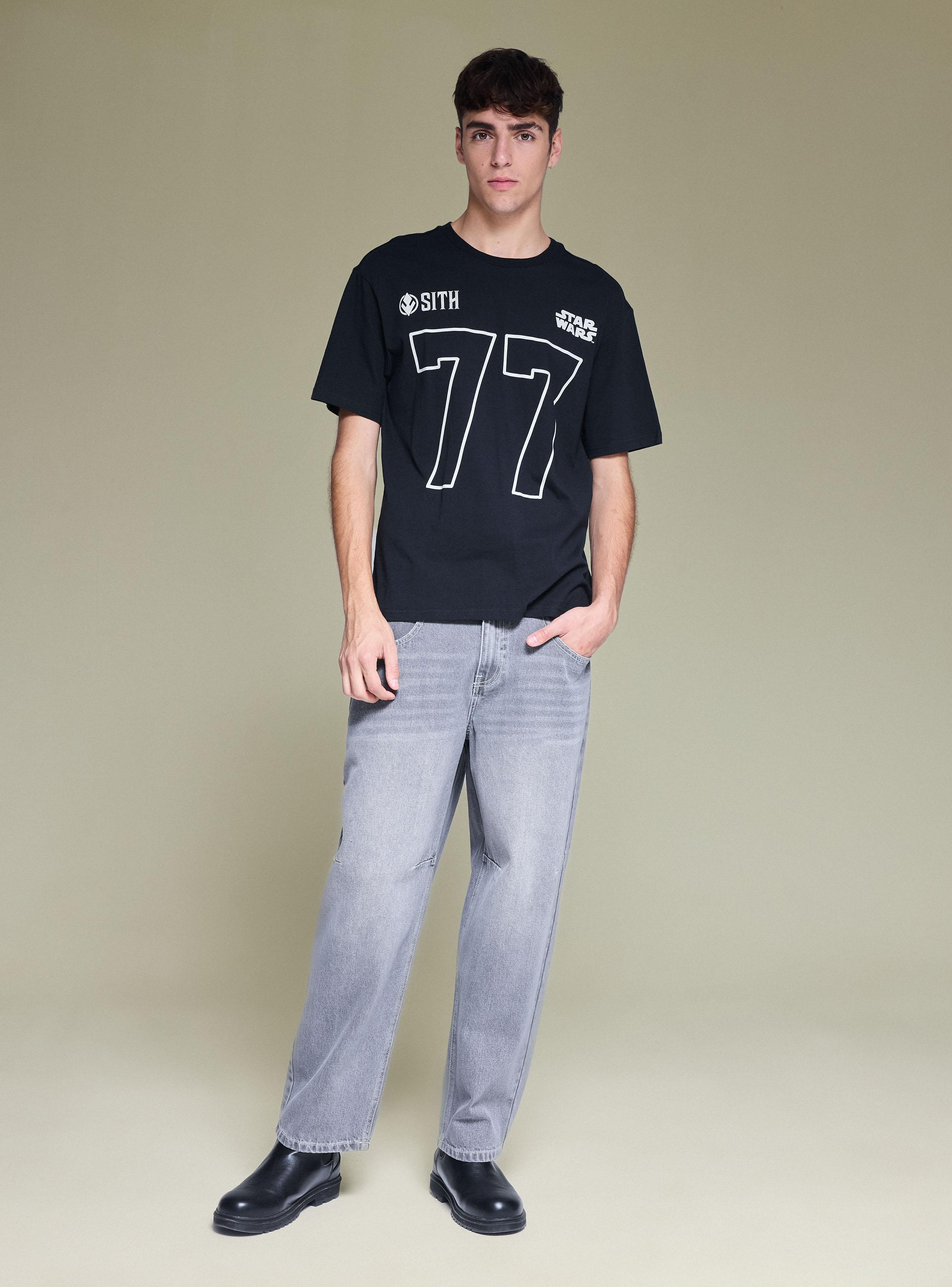 Polera Cuello V Estampado Star Wars-4