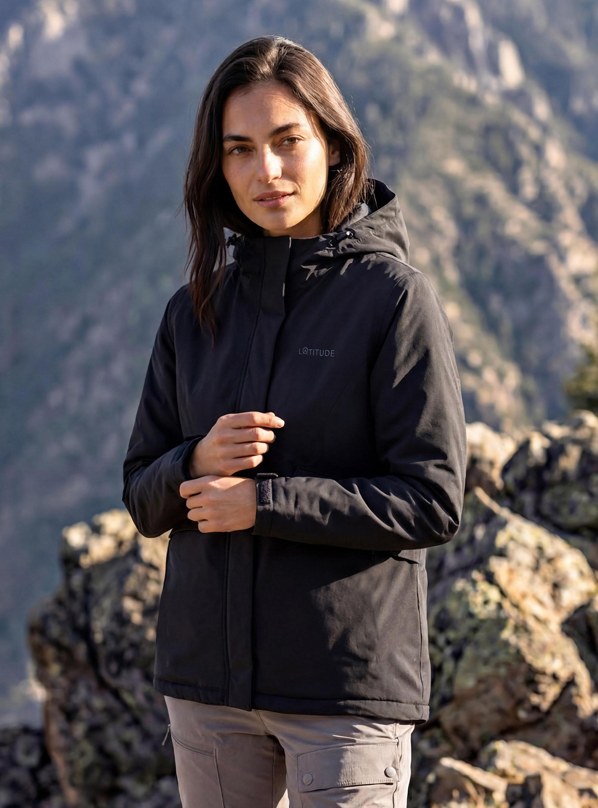 Chaqueta Corte Lateral y  Bolsillo Interno-2