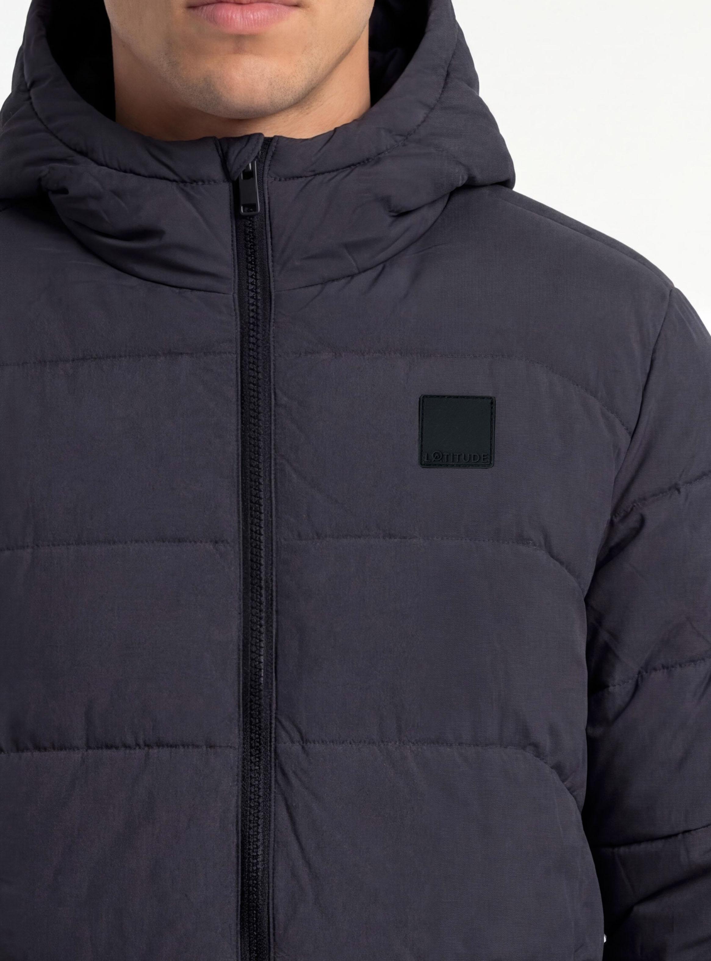 Parka Acolchada con Bolsillos Laterales-3