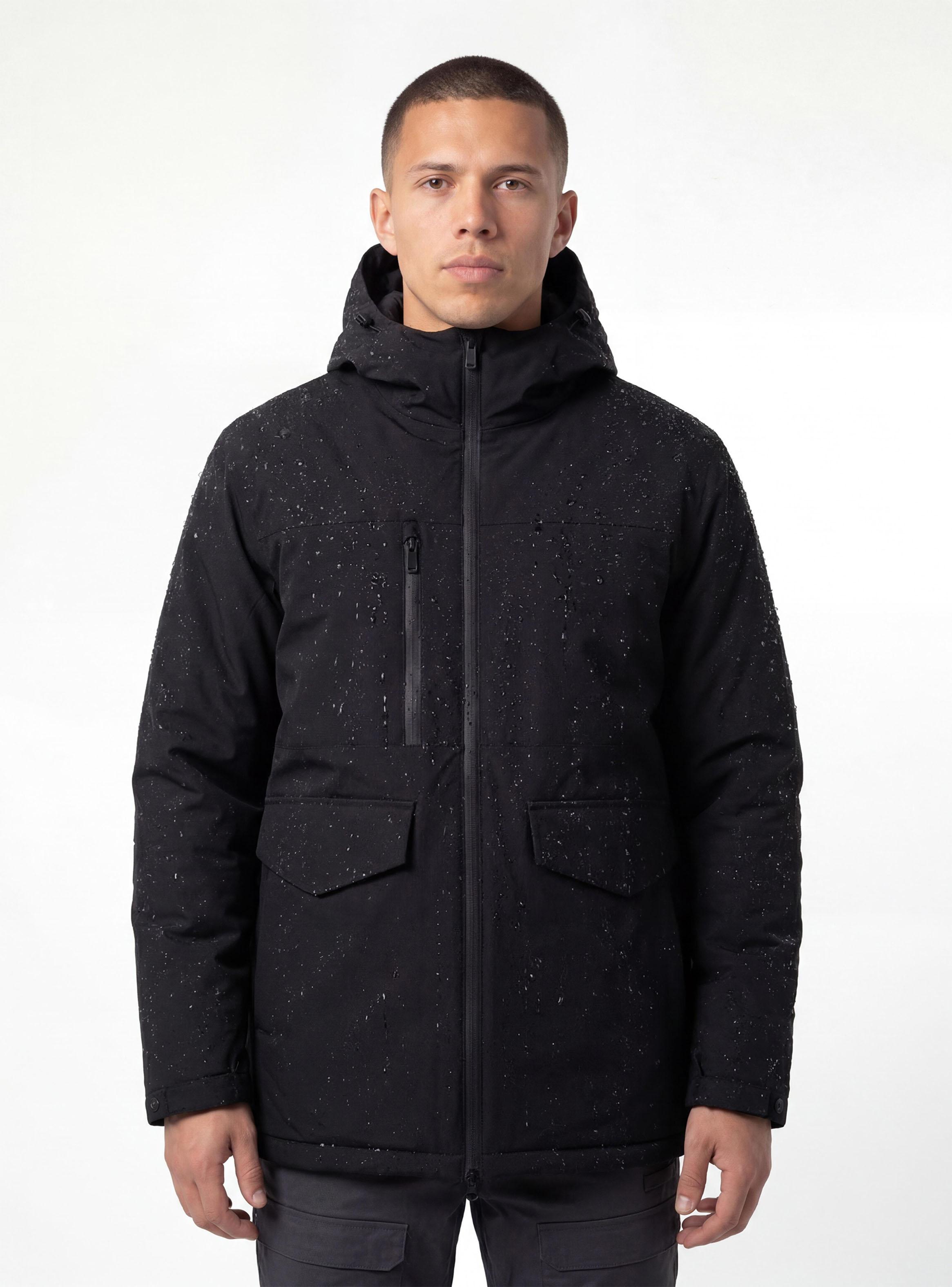 Parka Larga con Bolsillo Delanteros-3