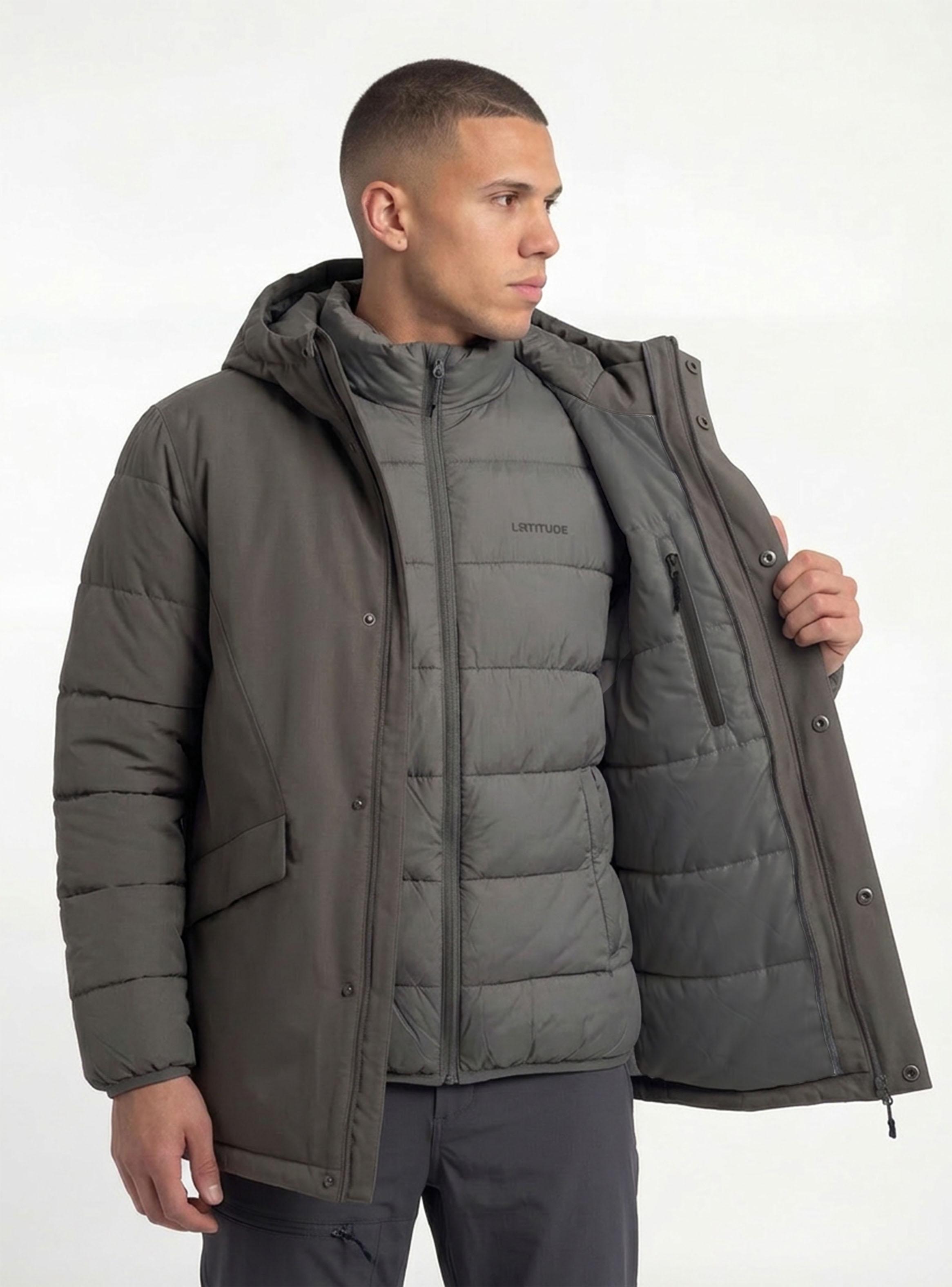 Chaqueta 3 en 1 Impermeable con Parka Desmontable y Térmica-5