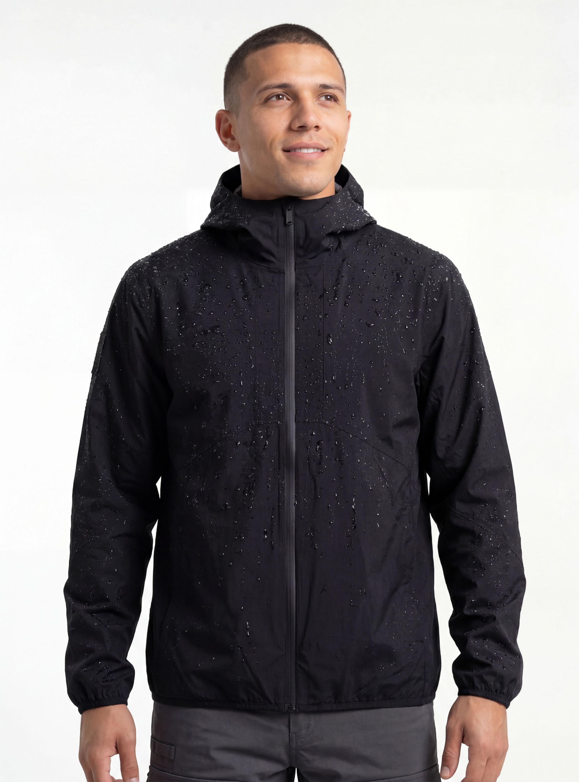 Chaqueta Corte Cintura Hardshell Impermeable-3