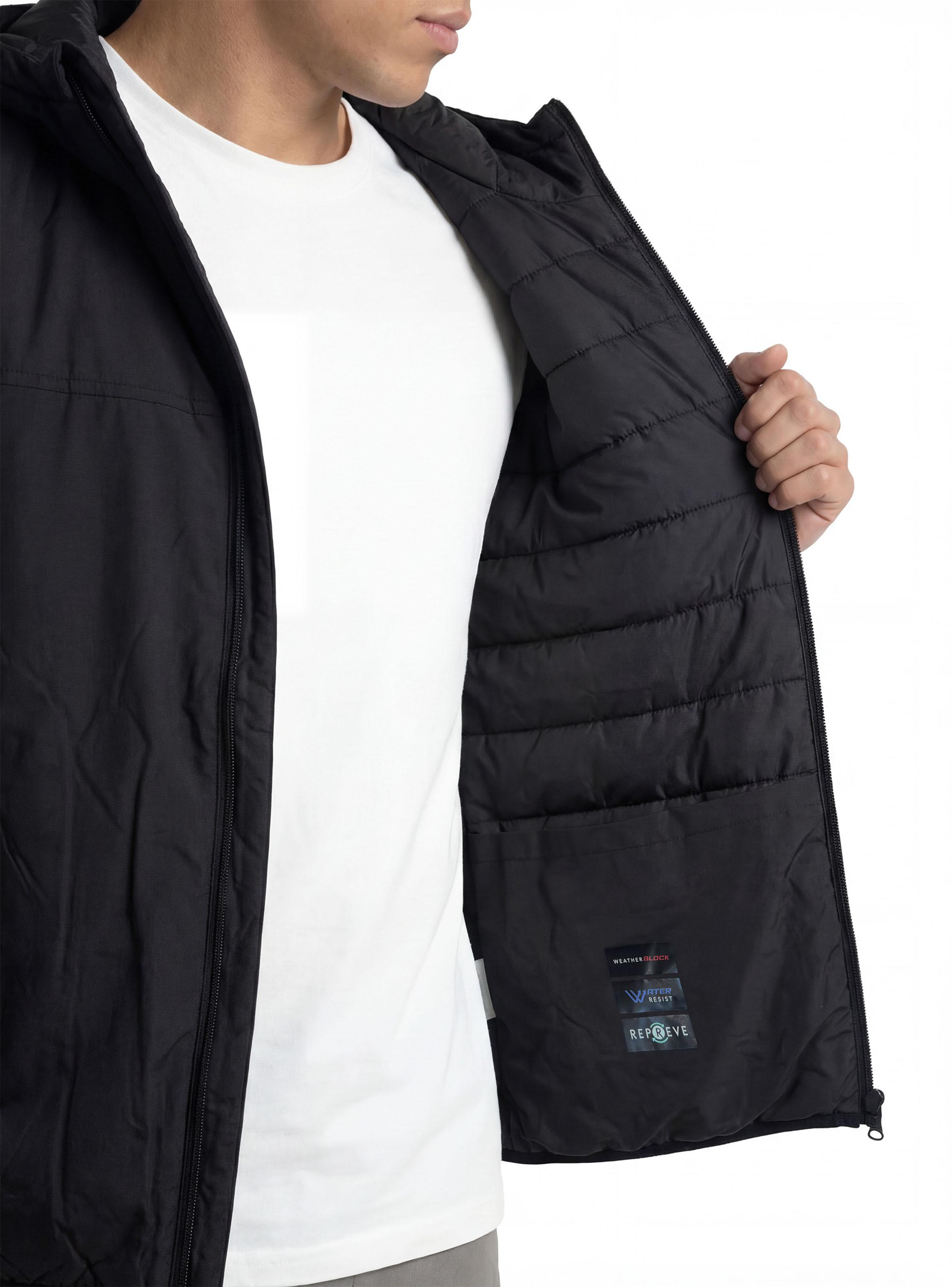 Chaqueta Lisa Básica con Capucha-2