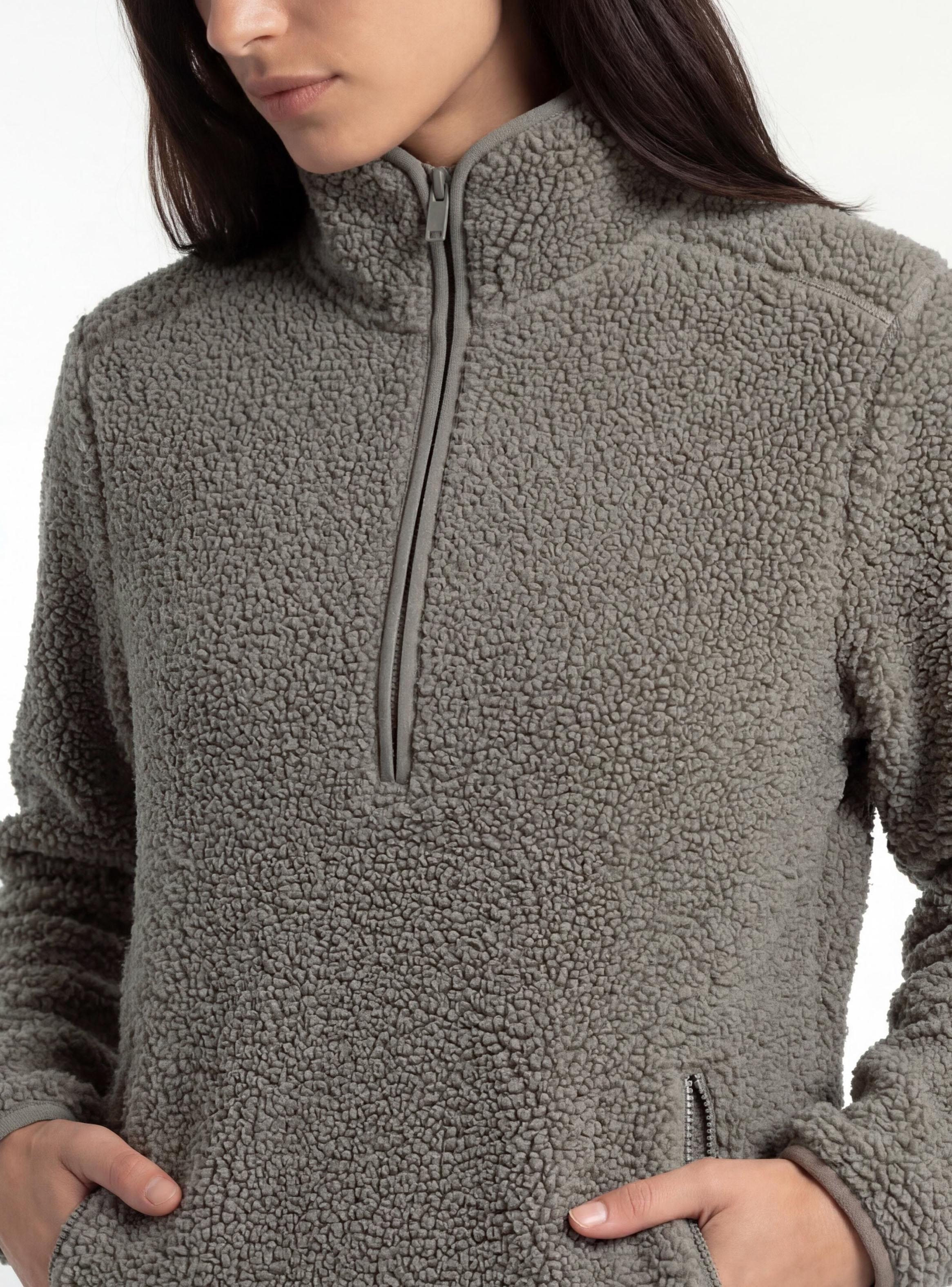 Polerón Boucle Cierre Corto-3