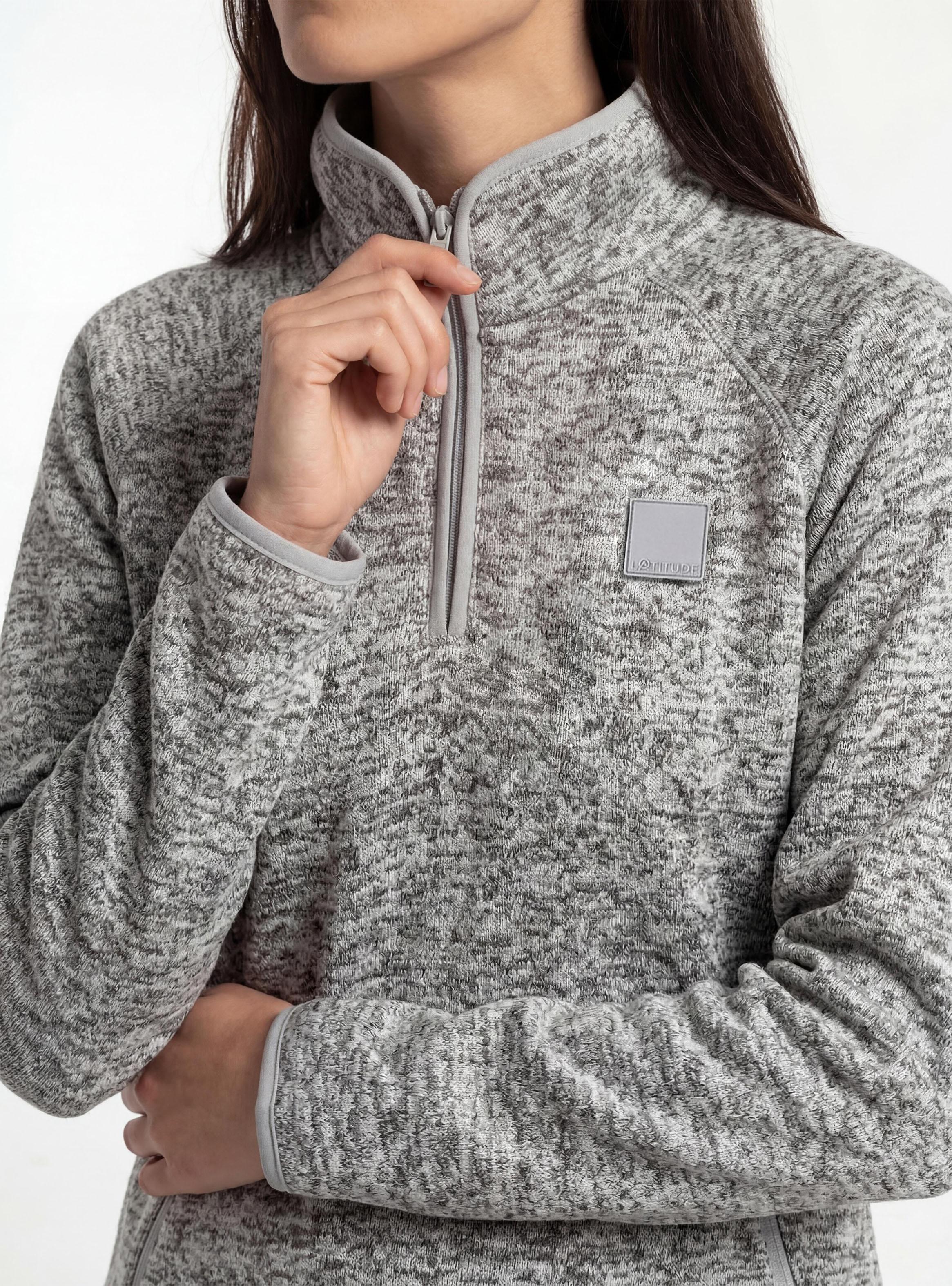 Polerón Melange Cierre Corto-3