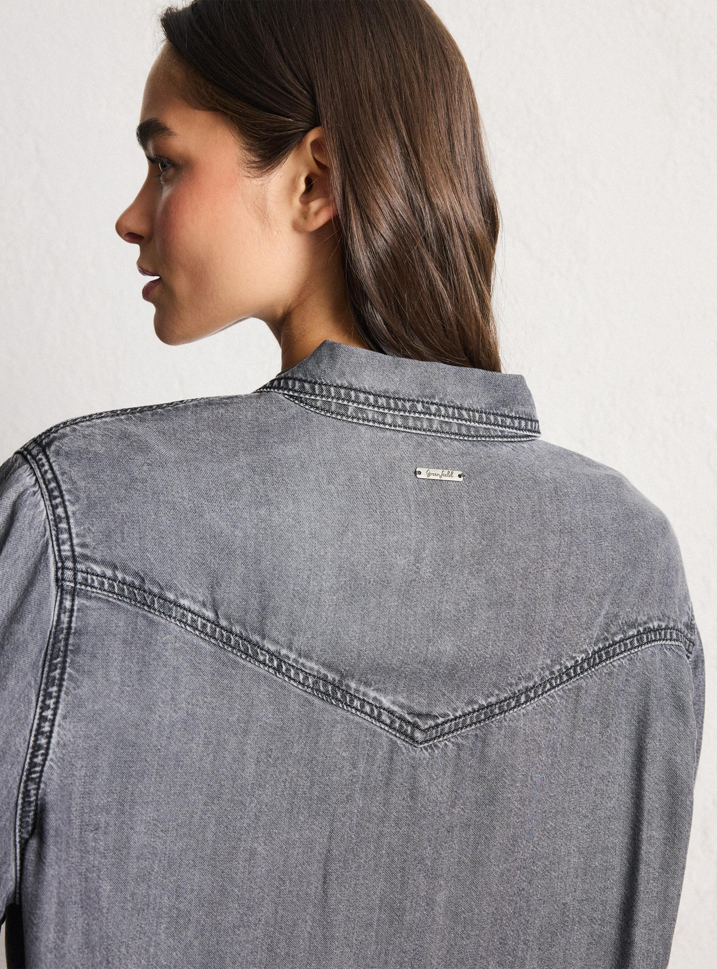 Blusa Camisera de Lyocell-3