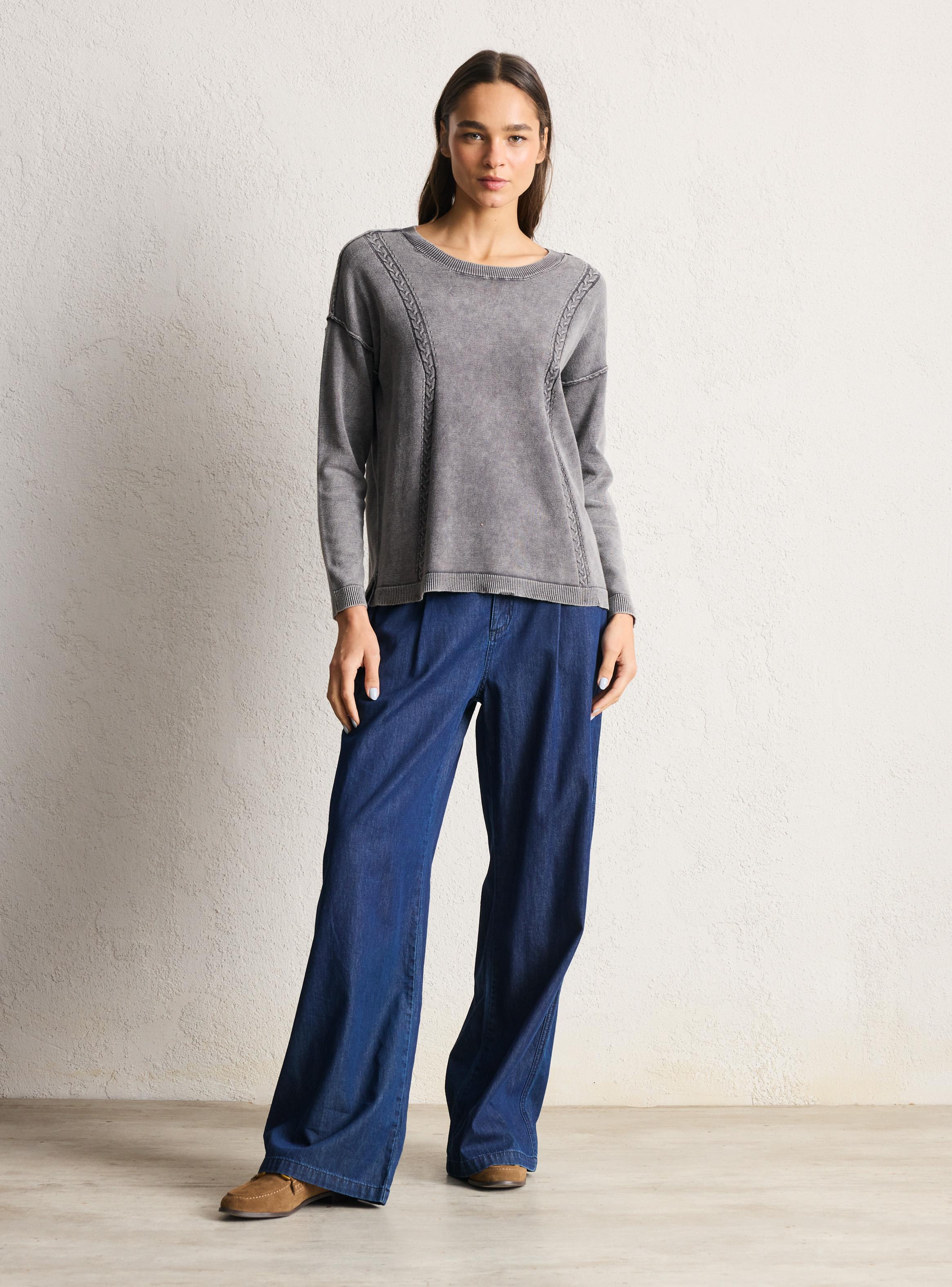 Sweater con Proceso de Lavado-4