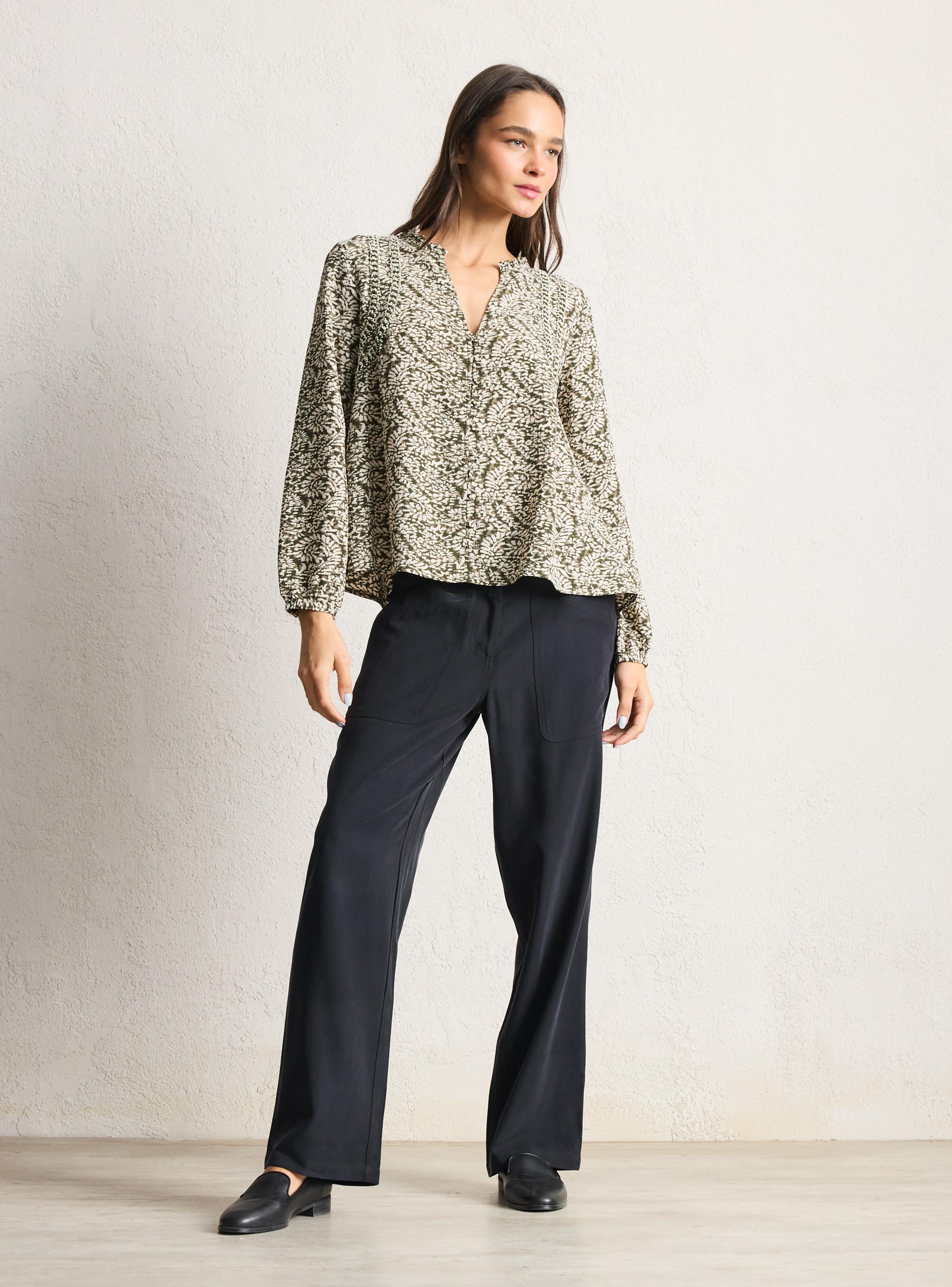 Blusa Full Estampada y Detalle en Sisa-4