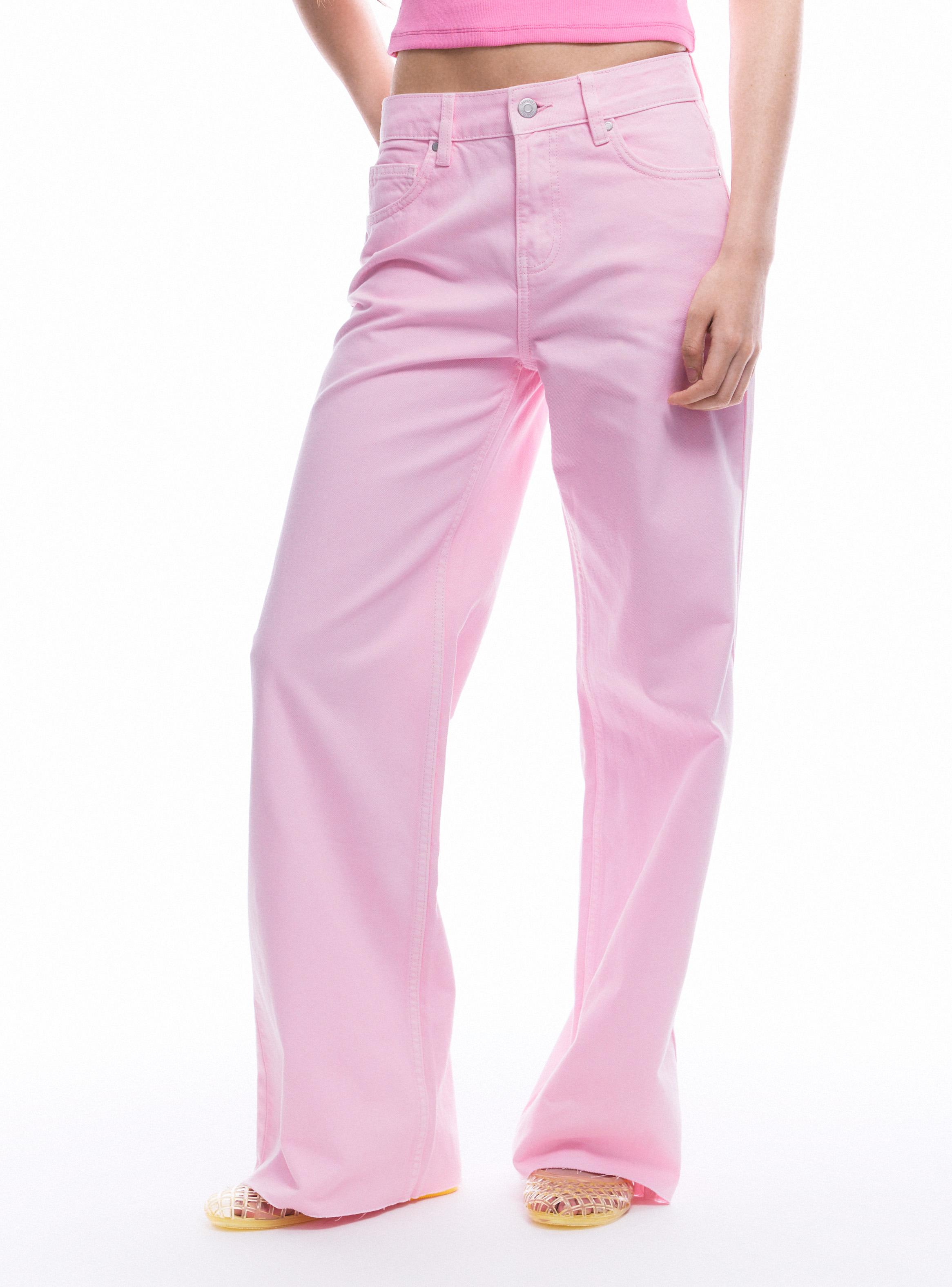 Jeans Fit Wide Leg Color-0