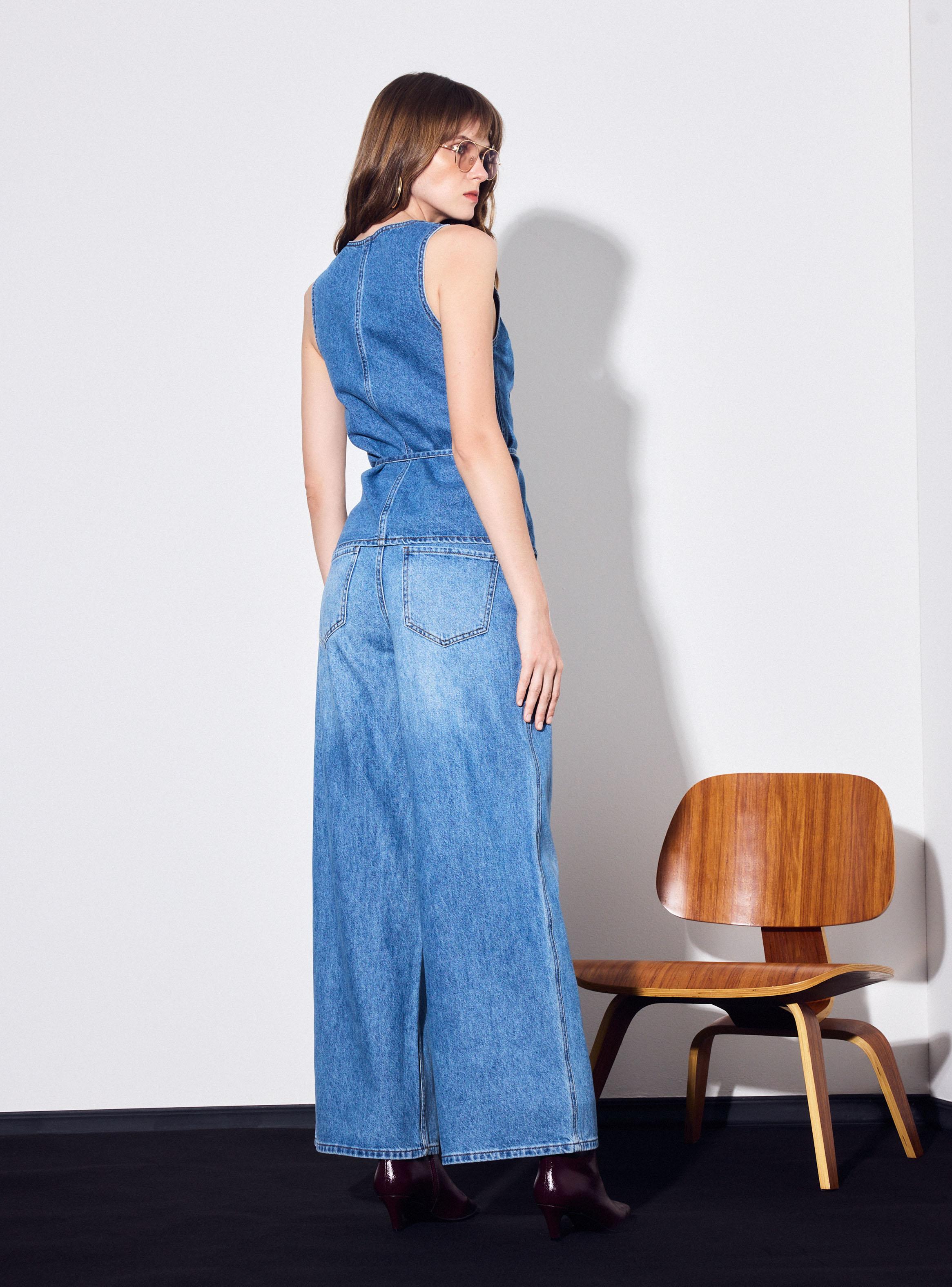 Jeans Wide Leg Lavado Vintage-5