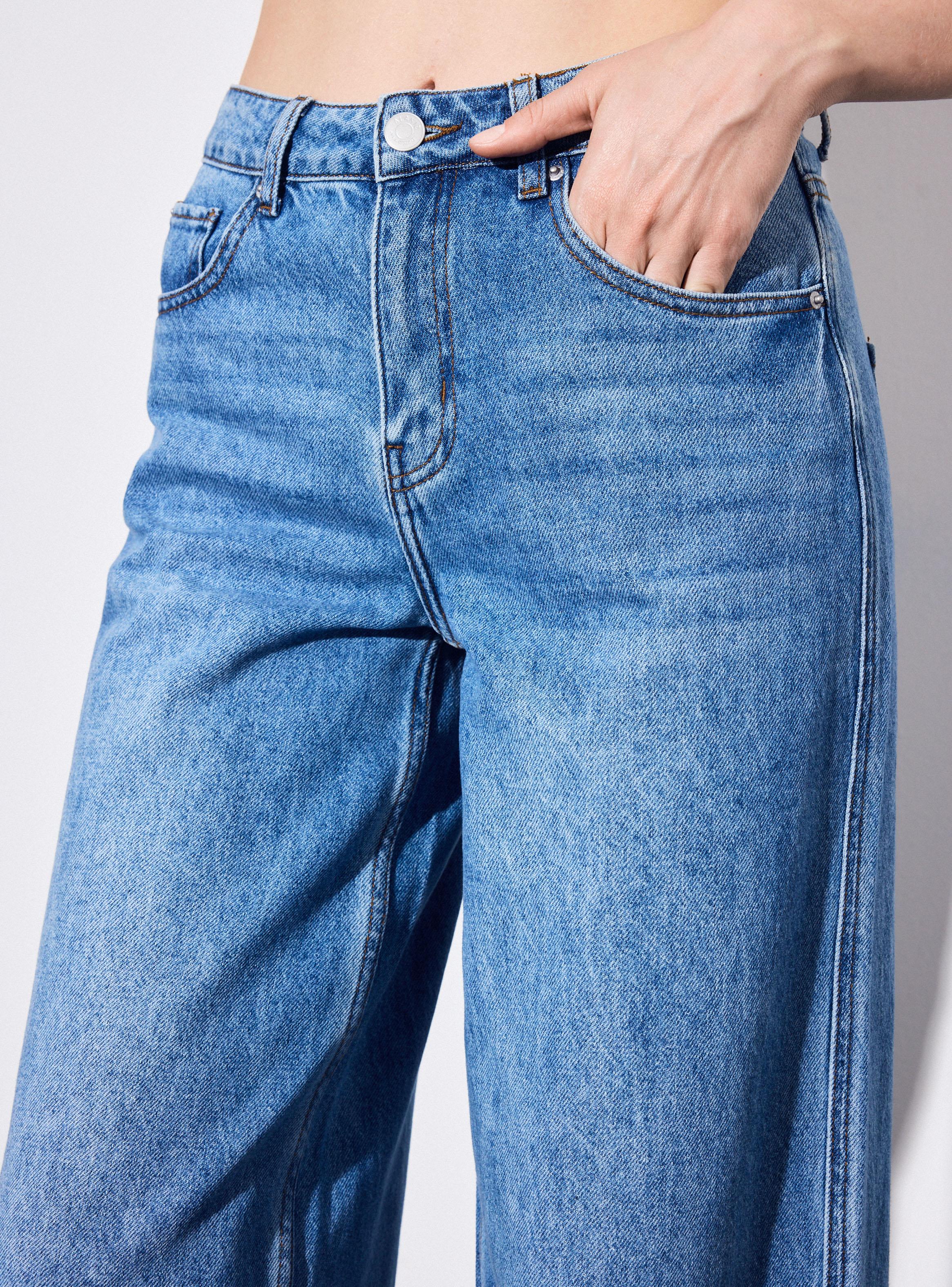 Jeans Wide Leg Lavado Vintage-2