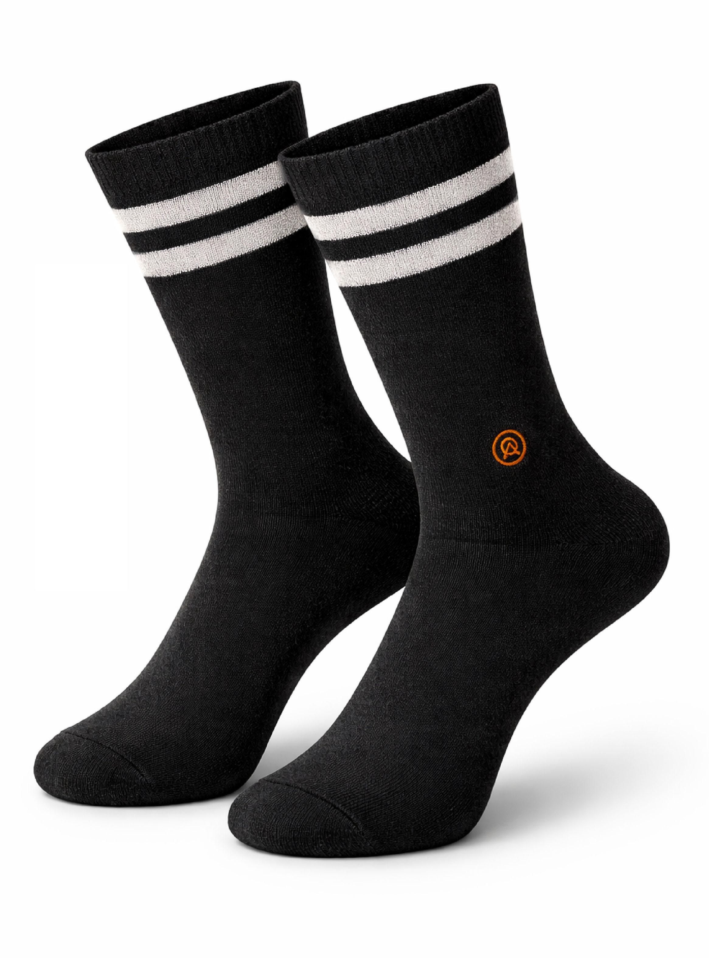 Calcetín Bamboo Print 2 Líneas-0