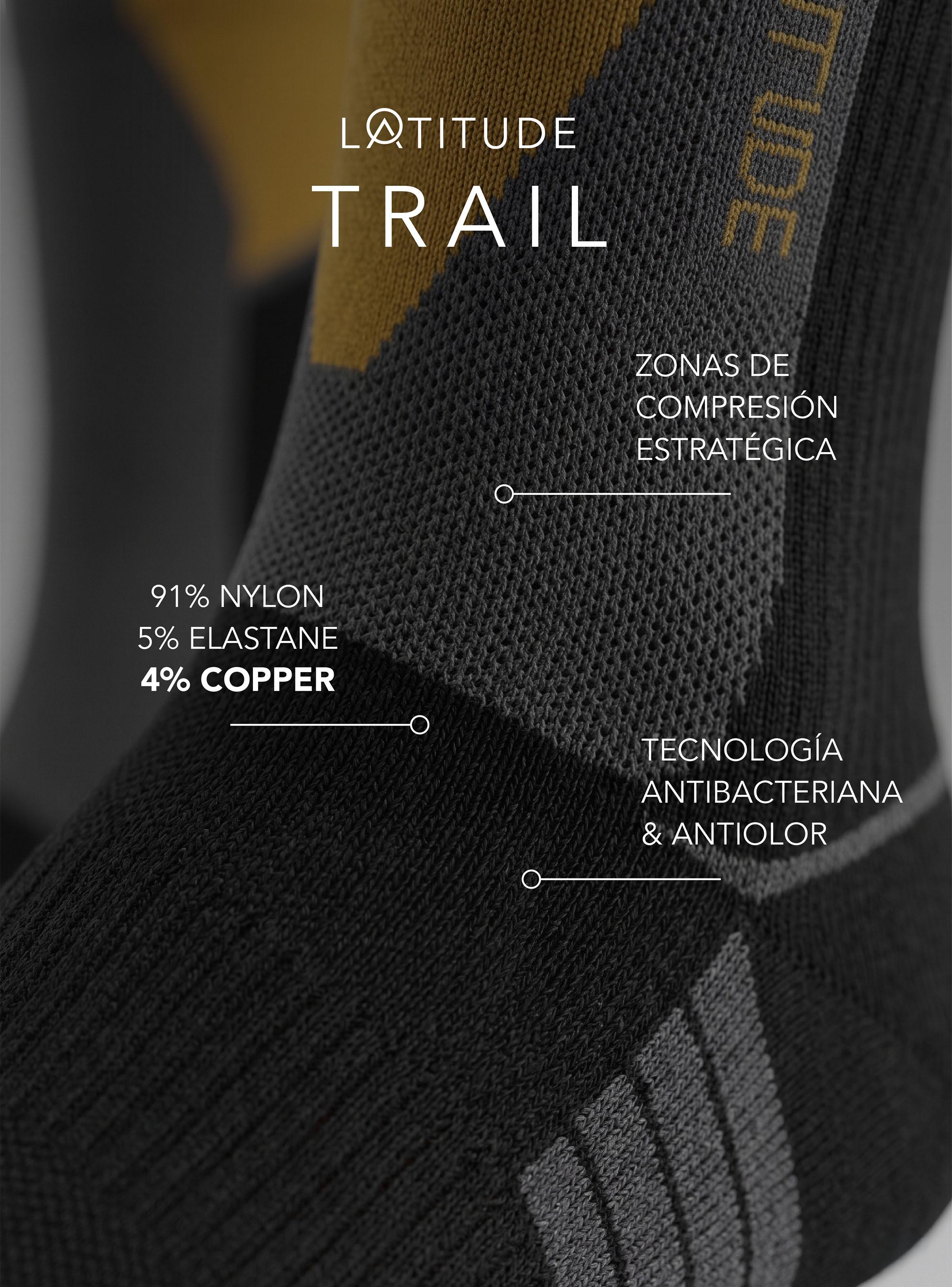 Calcetín Copper Colores Cobre-2