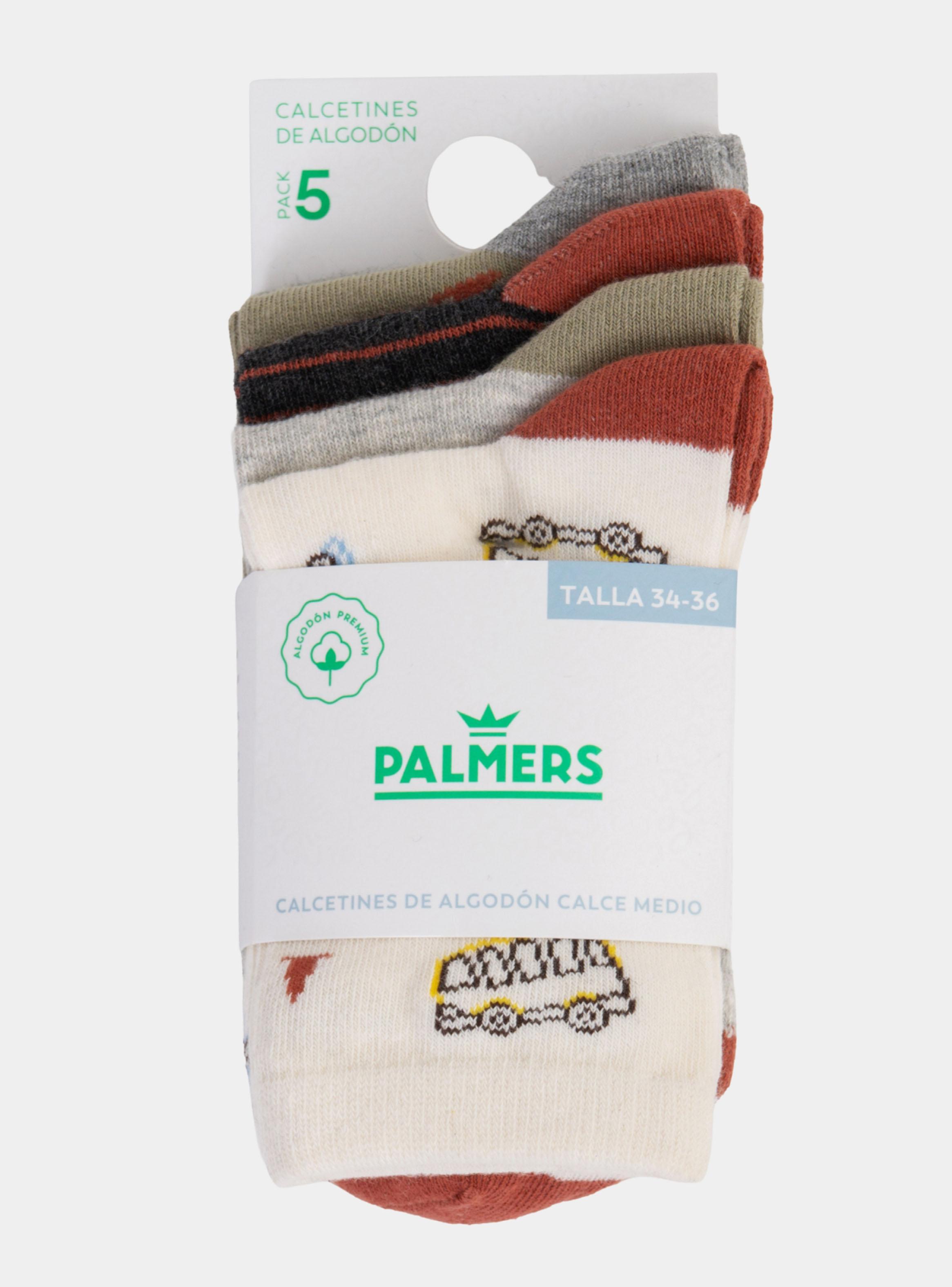 Pack 5 Calcetín Calce Medio Algodón Niña-3