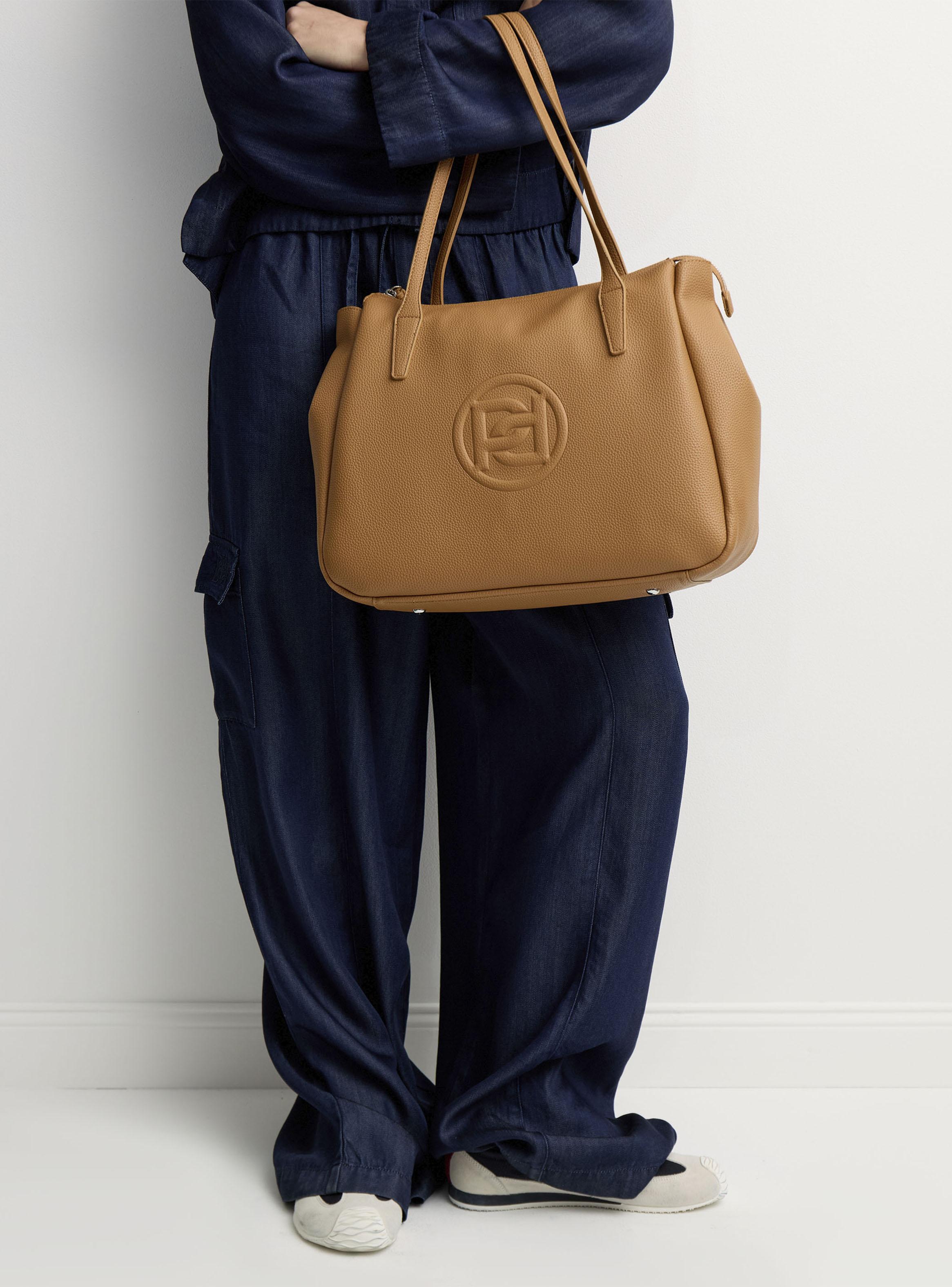 Cartera Tipo Bolso Sign Café-2